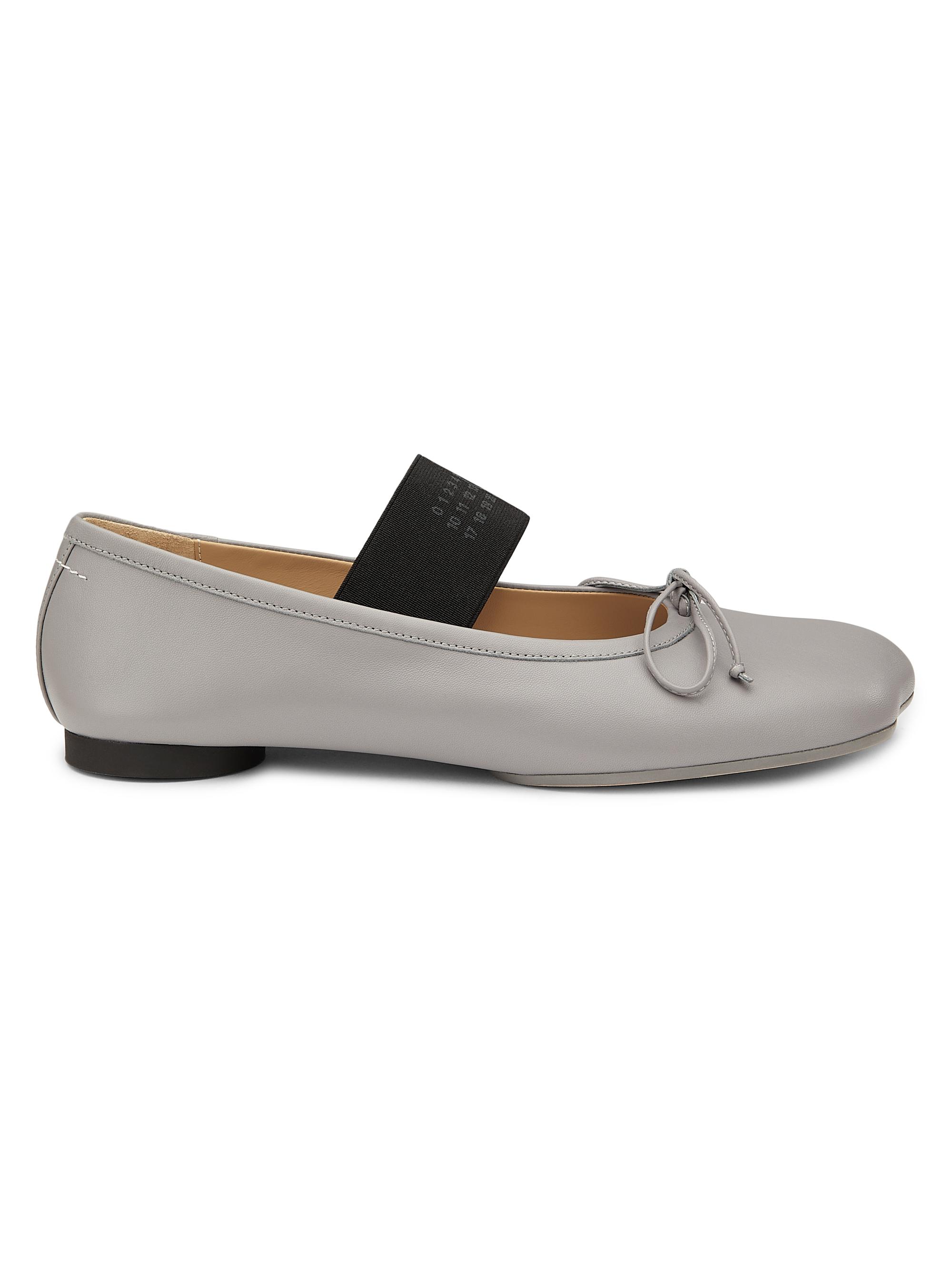 MM6 Maison Margiela Anatomic Leather Ballet Flats | Saks Fifth Avenue