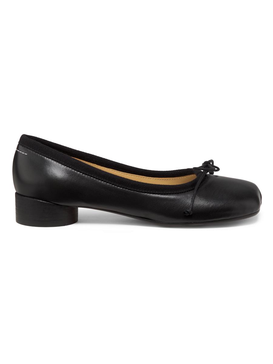 MM6 Maison Margiela 30MM Leather Ballet Shoes | Saks Fifth Avenue