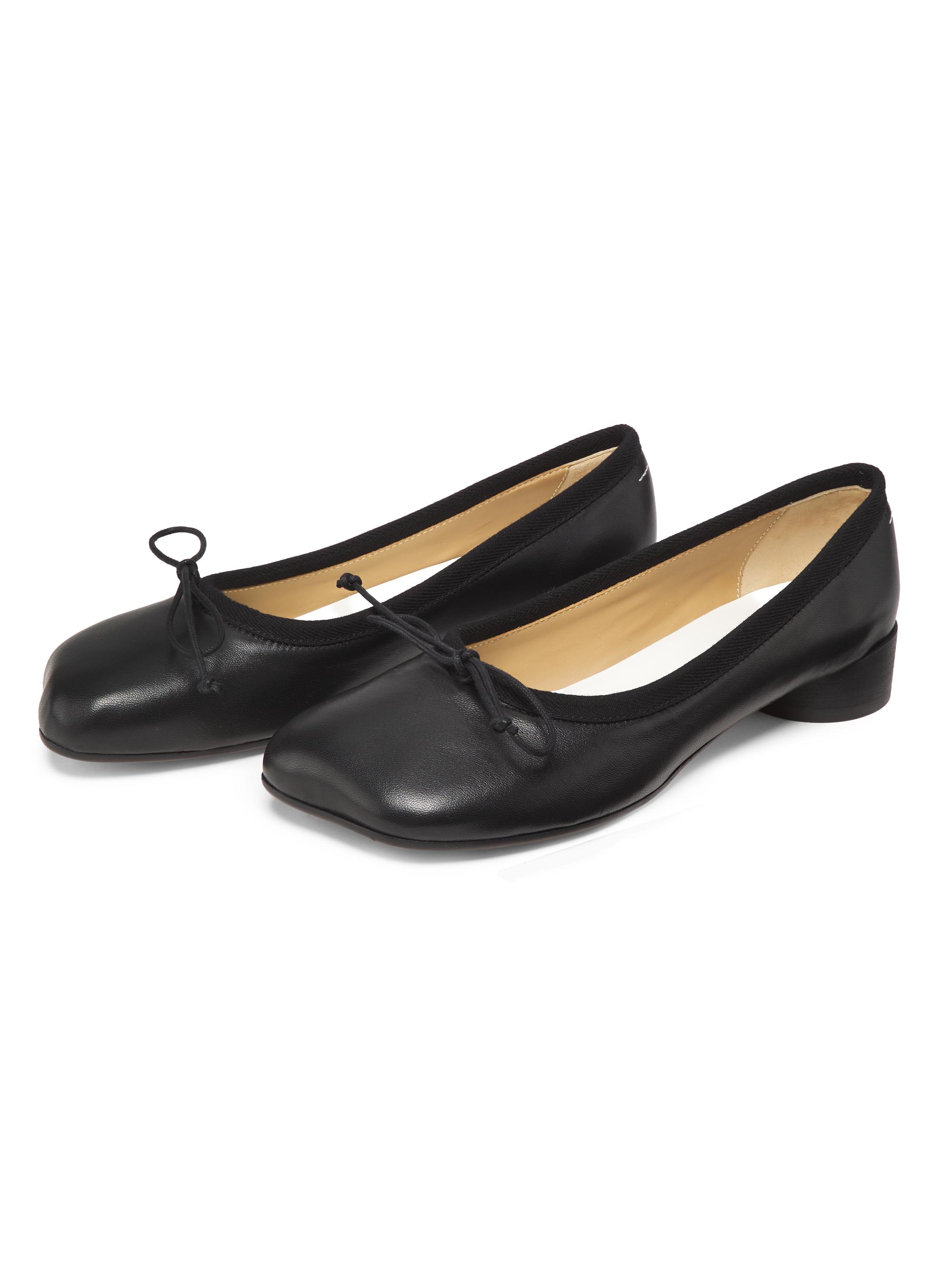 MM6 Maison Margiela 30MM Leather Ballet Shoes | Saks Fifth Avenue