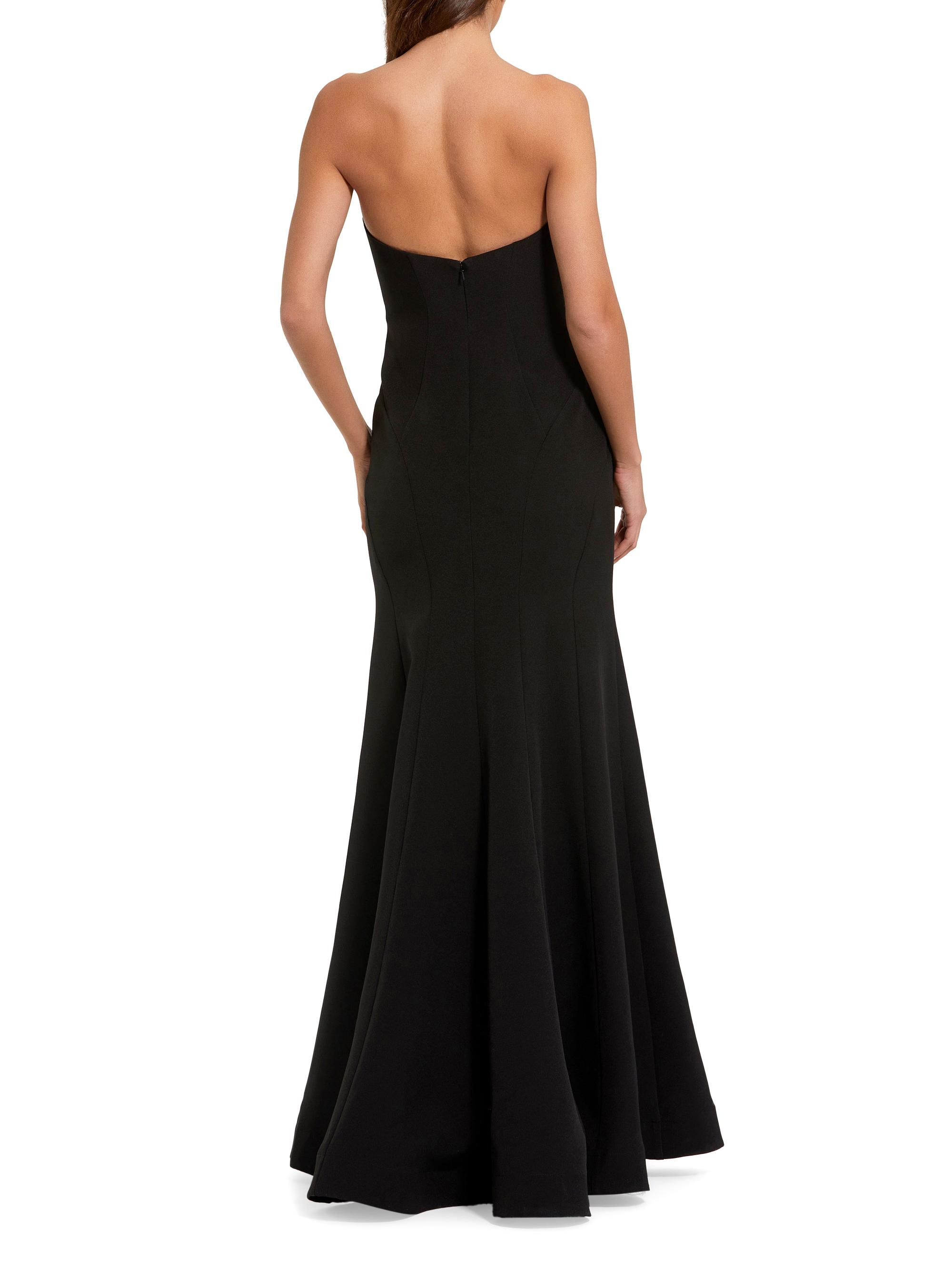 Mac Duggal Crpe 3D Rhinestone Flower Strapless Gown | Saks Fifth Avenue
