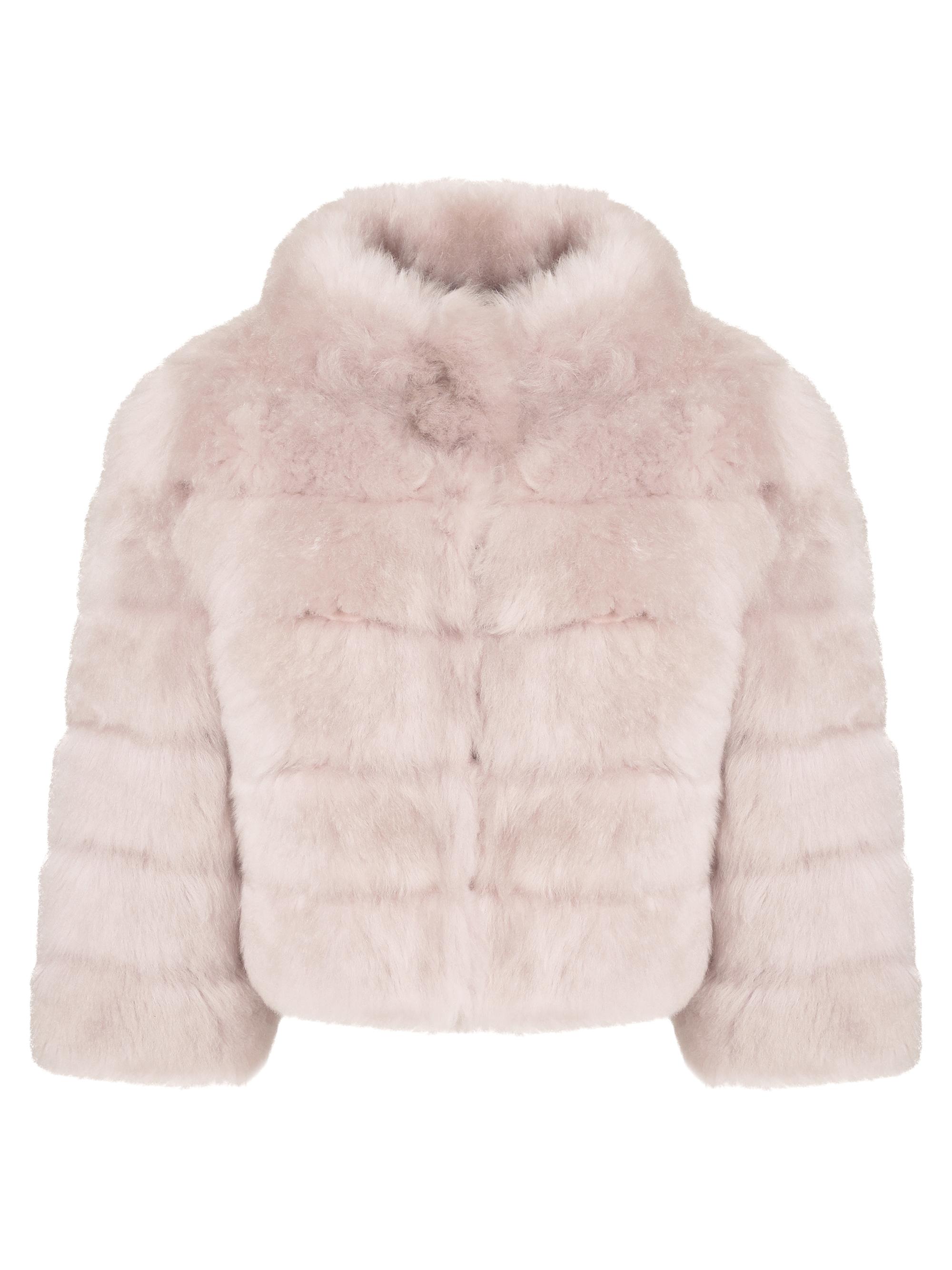 Gorski Women's Merinillo Shearling Lamb Bolero - Blush