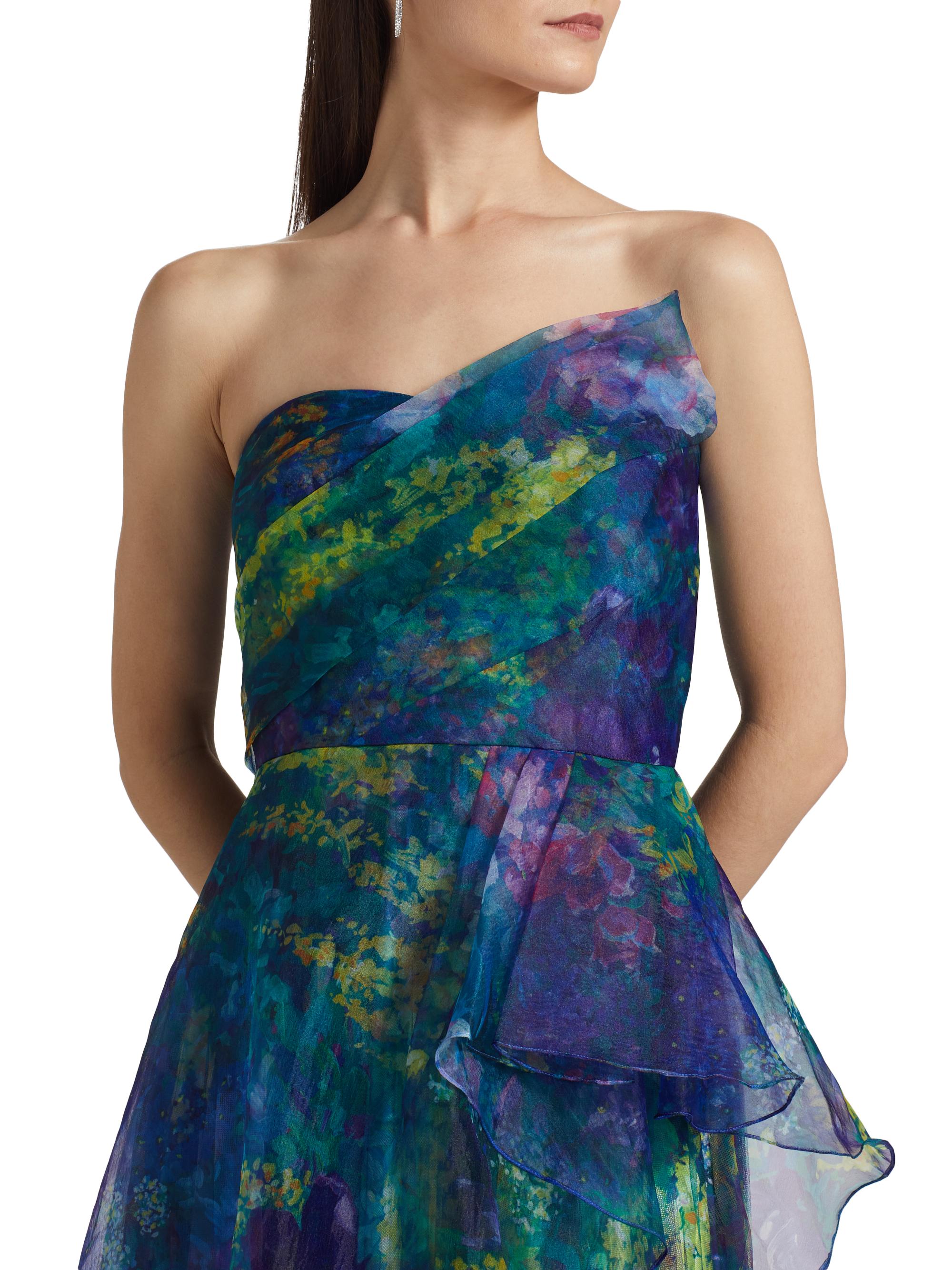 asymmetric organza dress BA Nites