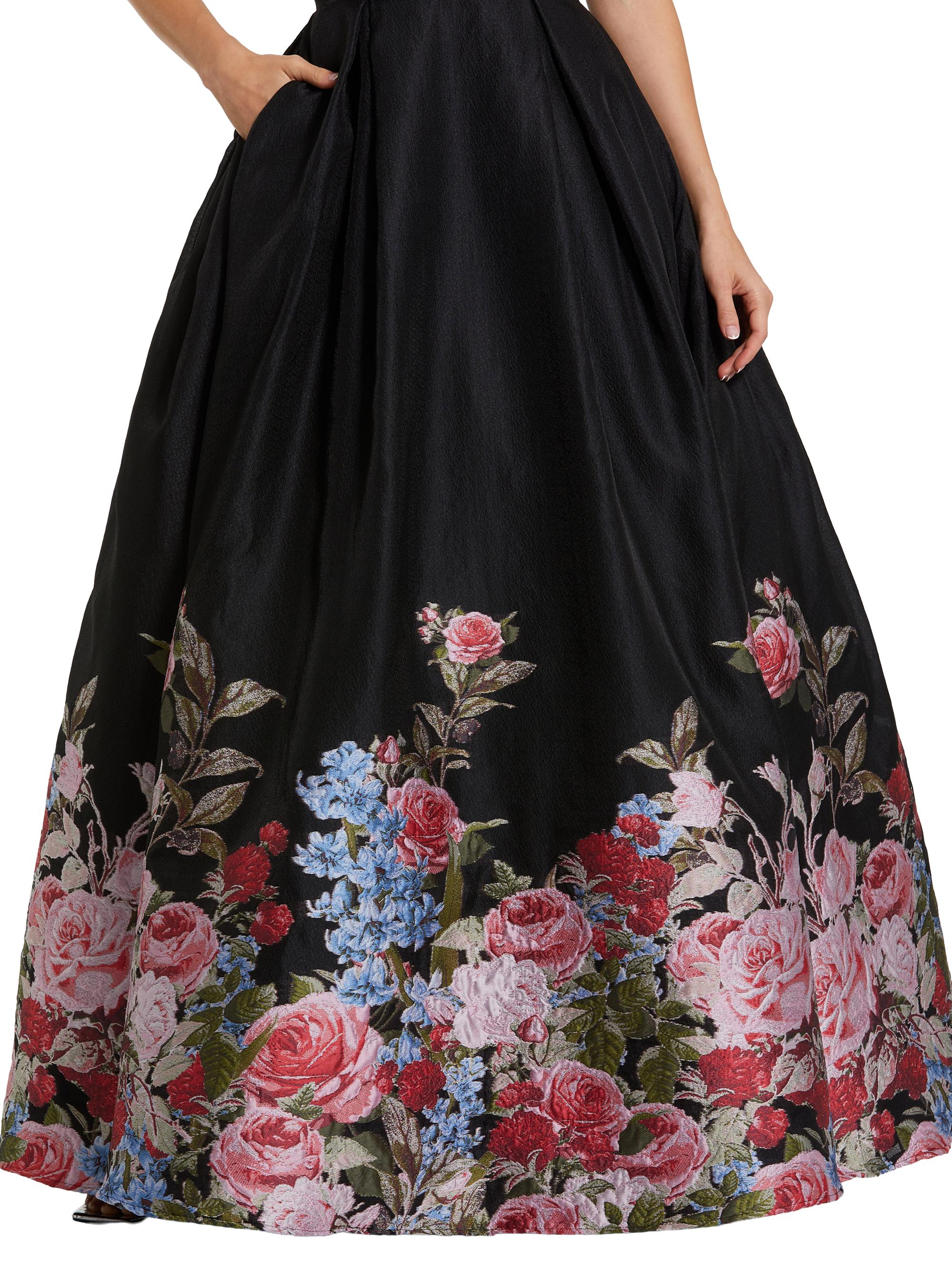 sachin and babi light blue dress Embroidered Tulle Dress – Saiid Kobeisy Online main image 0