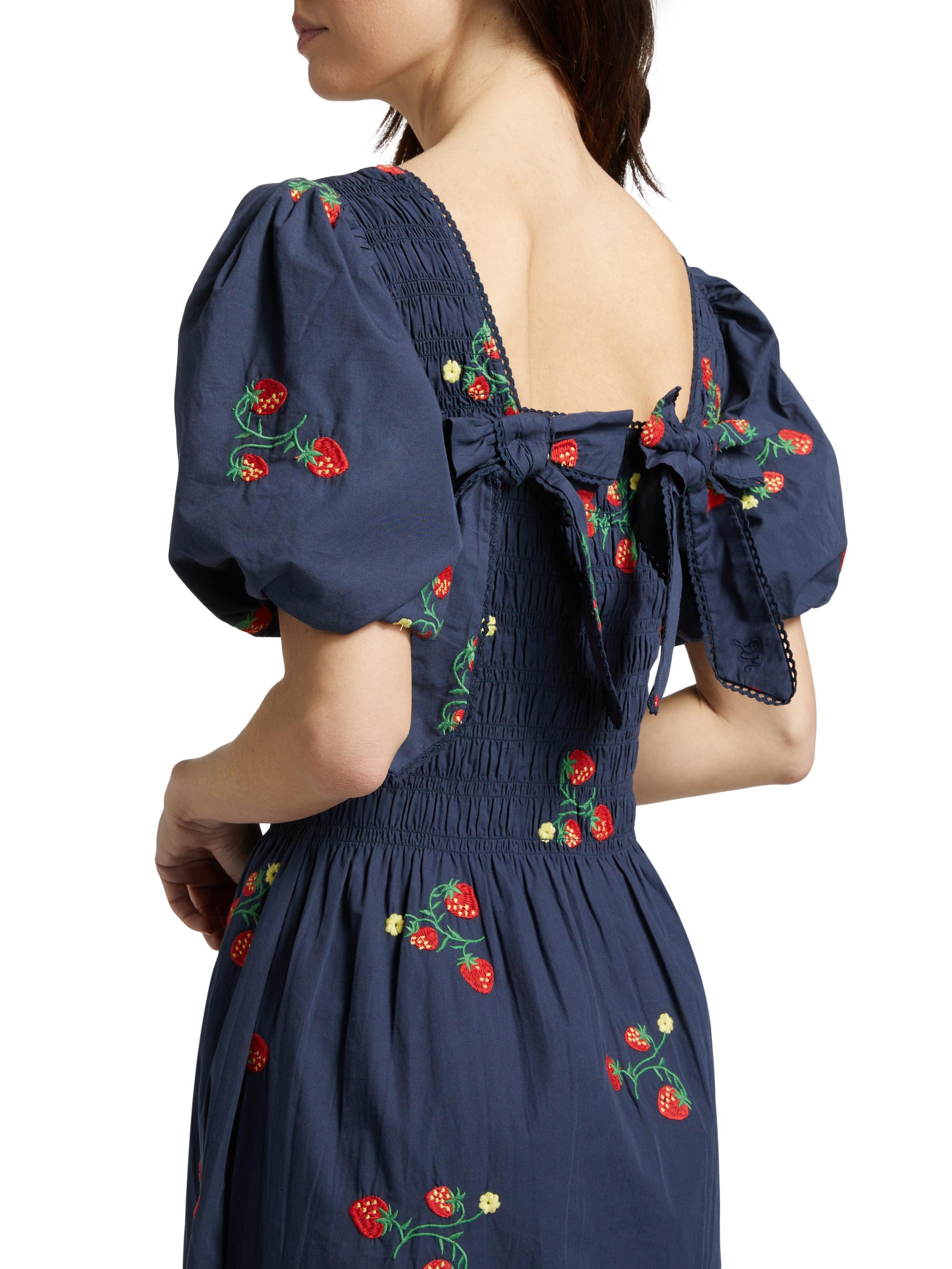 madde embroidered dress Steve Madden Women's Gisella Dress - Blue - Size 8 main image 0