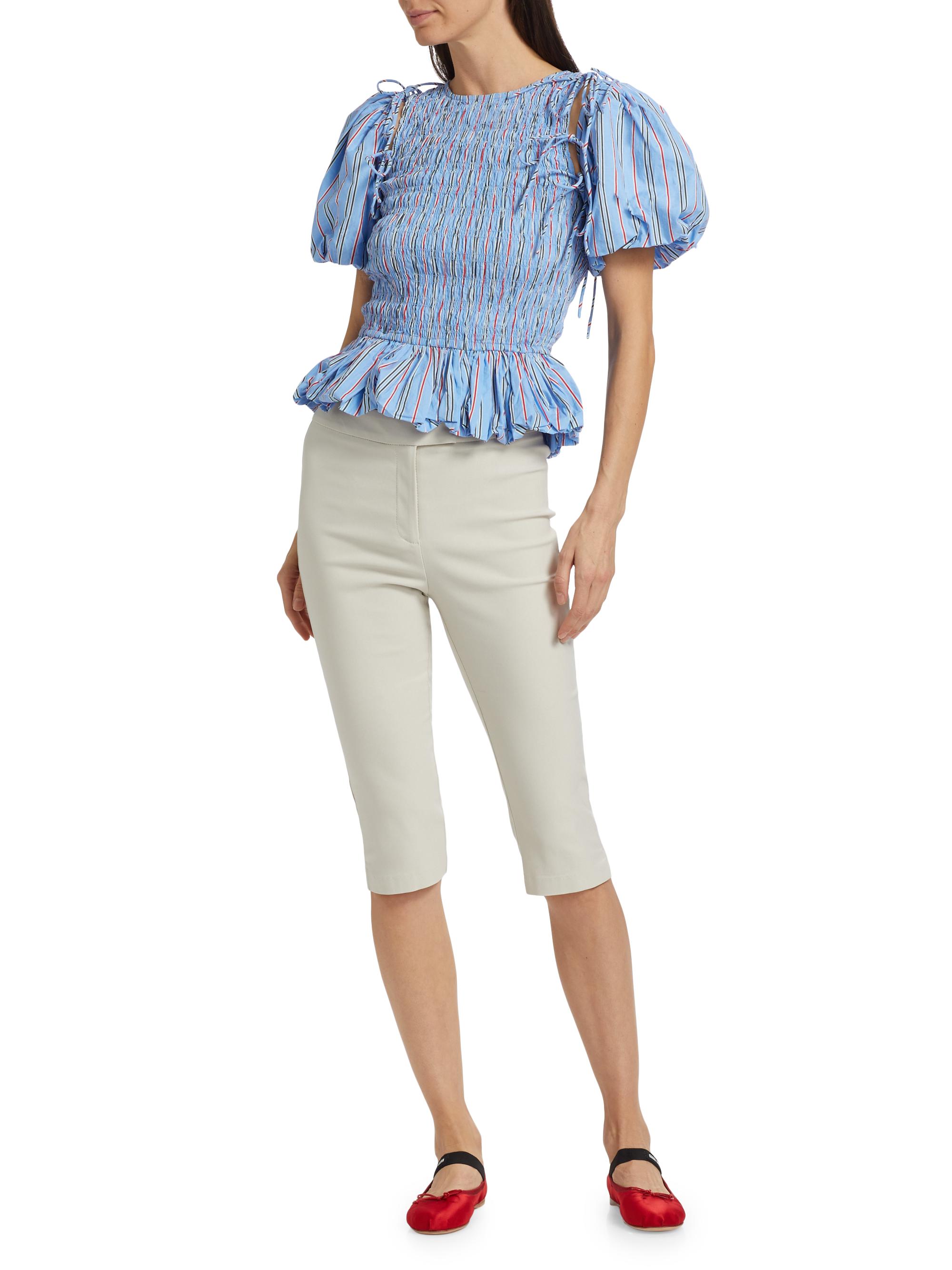 スカート maddermadder coffeeribbon balloondres A mafalda frilly tie bloomer - red cherry – Damson Madder