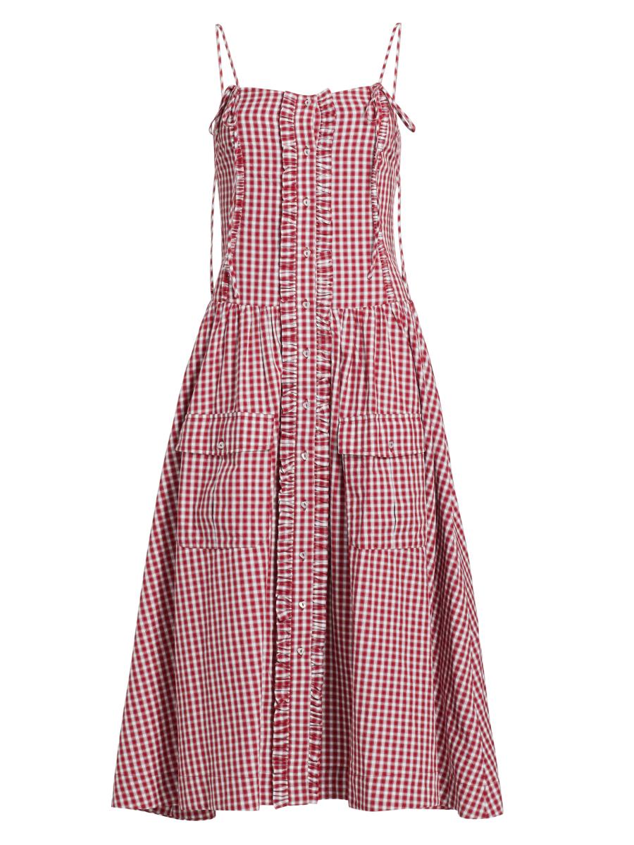 ワンピース Damson Madder Faith Midi Dress Damson Madder Faith Drop-Waist Midi Dress | Anthropologie