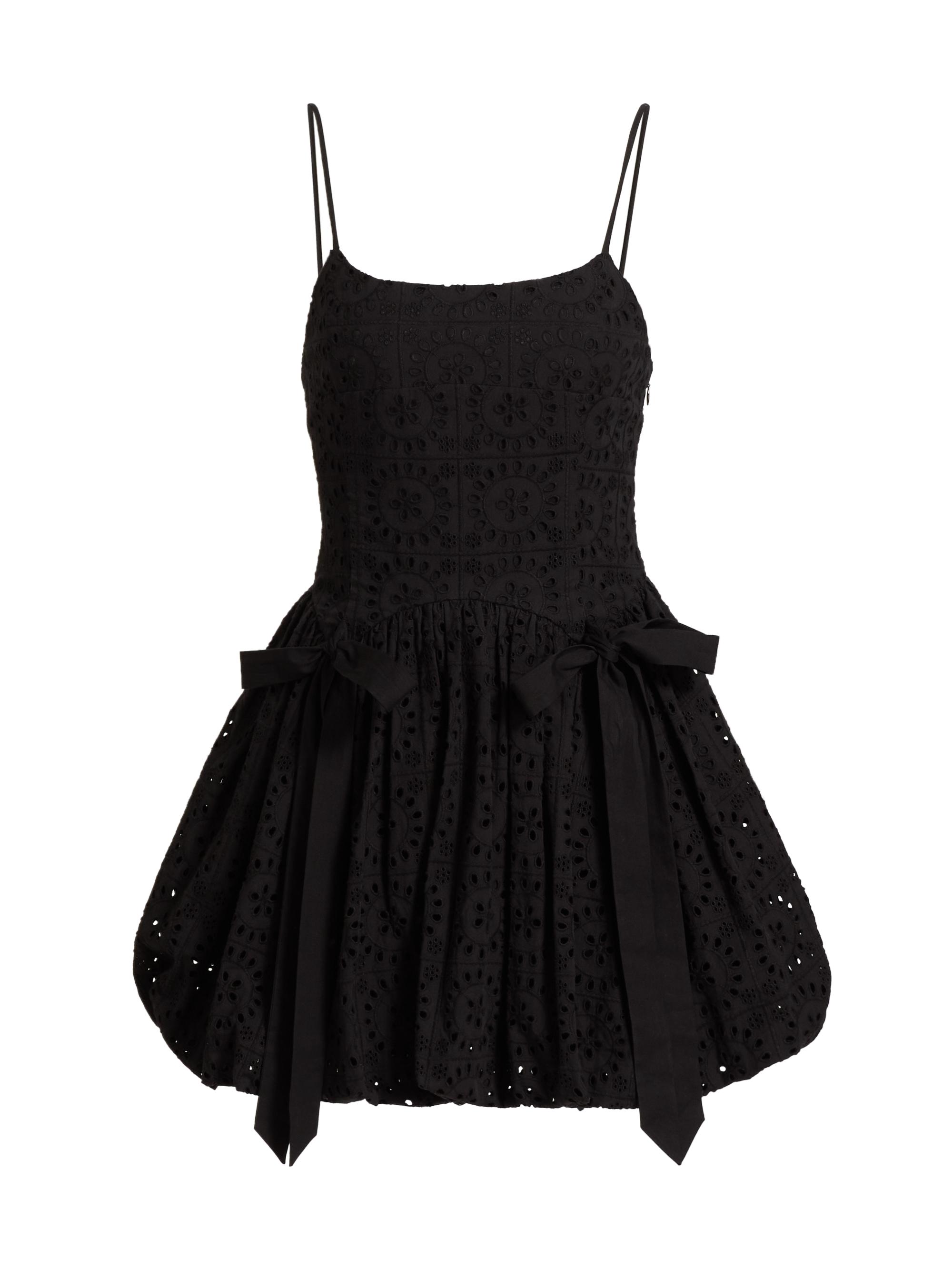 Damson Madder Penelope Eyelet Bubble Minidress Saks Fifth