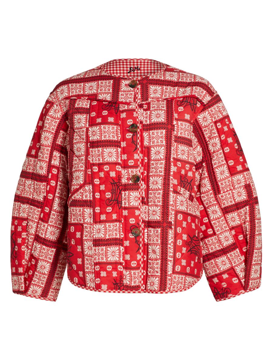 Damson Madder Macy Reversible Cotton Quilted Jacket | Saks Fifth