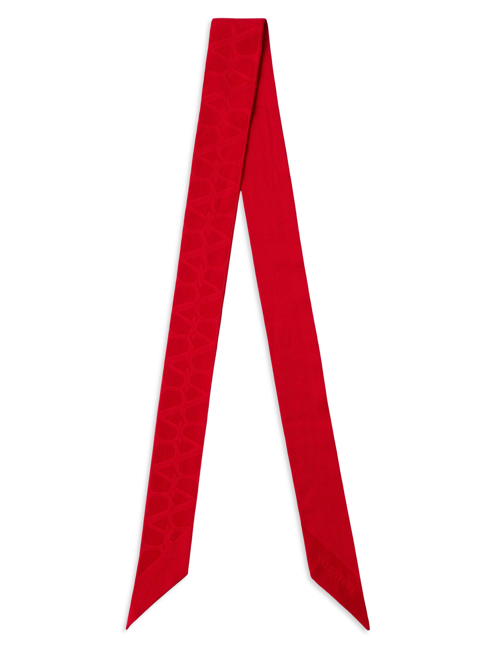 Valentino Garavani Women's Toile Iconographe Silk Bandeau Scarf - Rosso Valentino