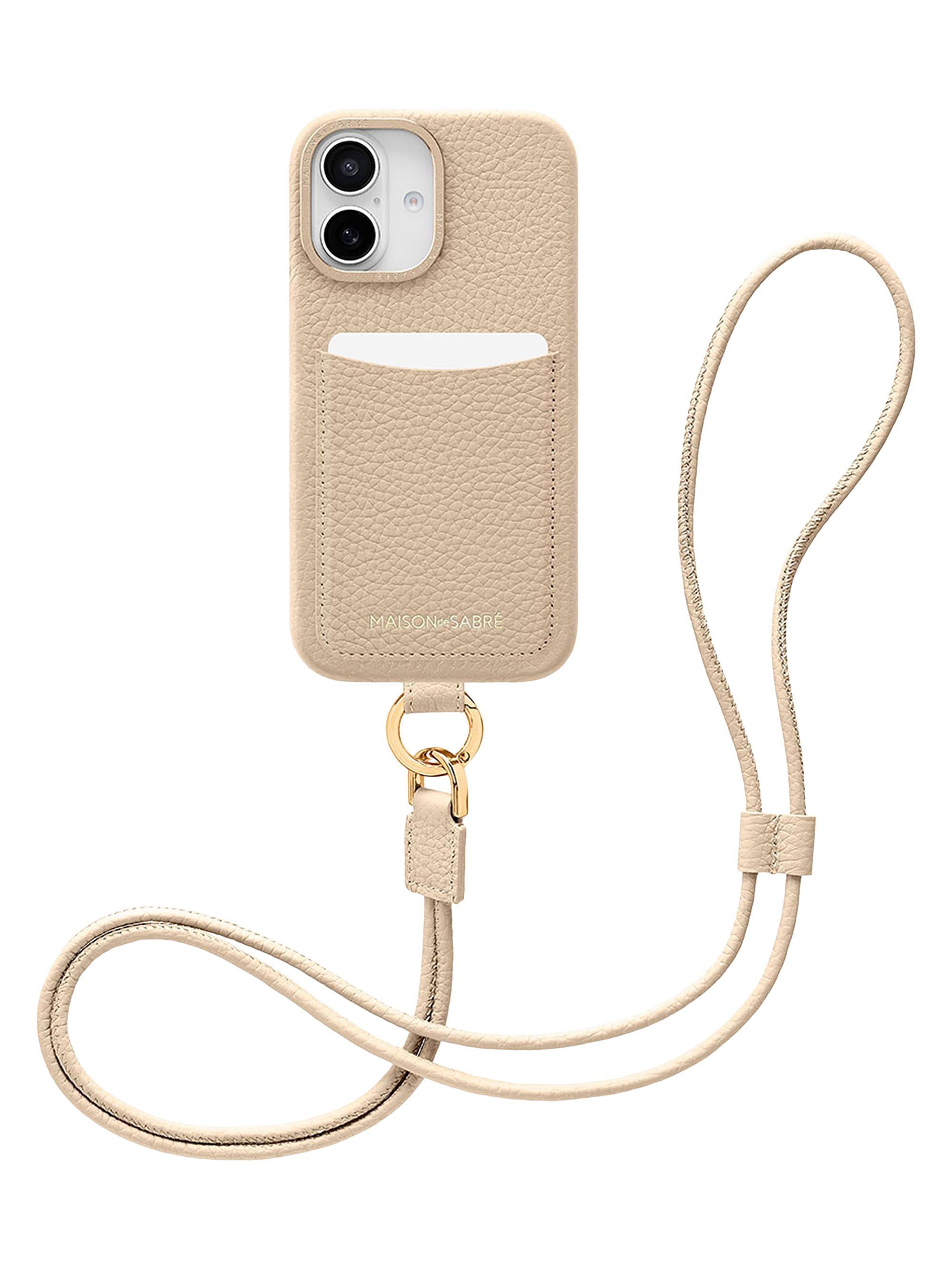Maison de Sabre Sling Phone Case (iPhone 16) - Saharan Beige | Thumbnail 6