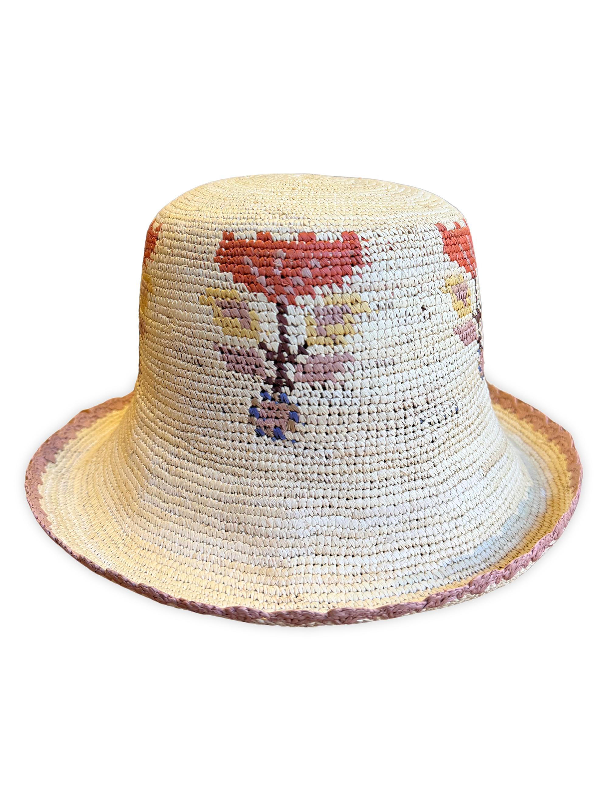 Freya Fleur Straw Bucket Hat | Saks Fifth Avenue display picture 1