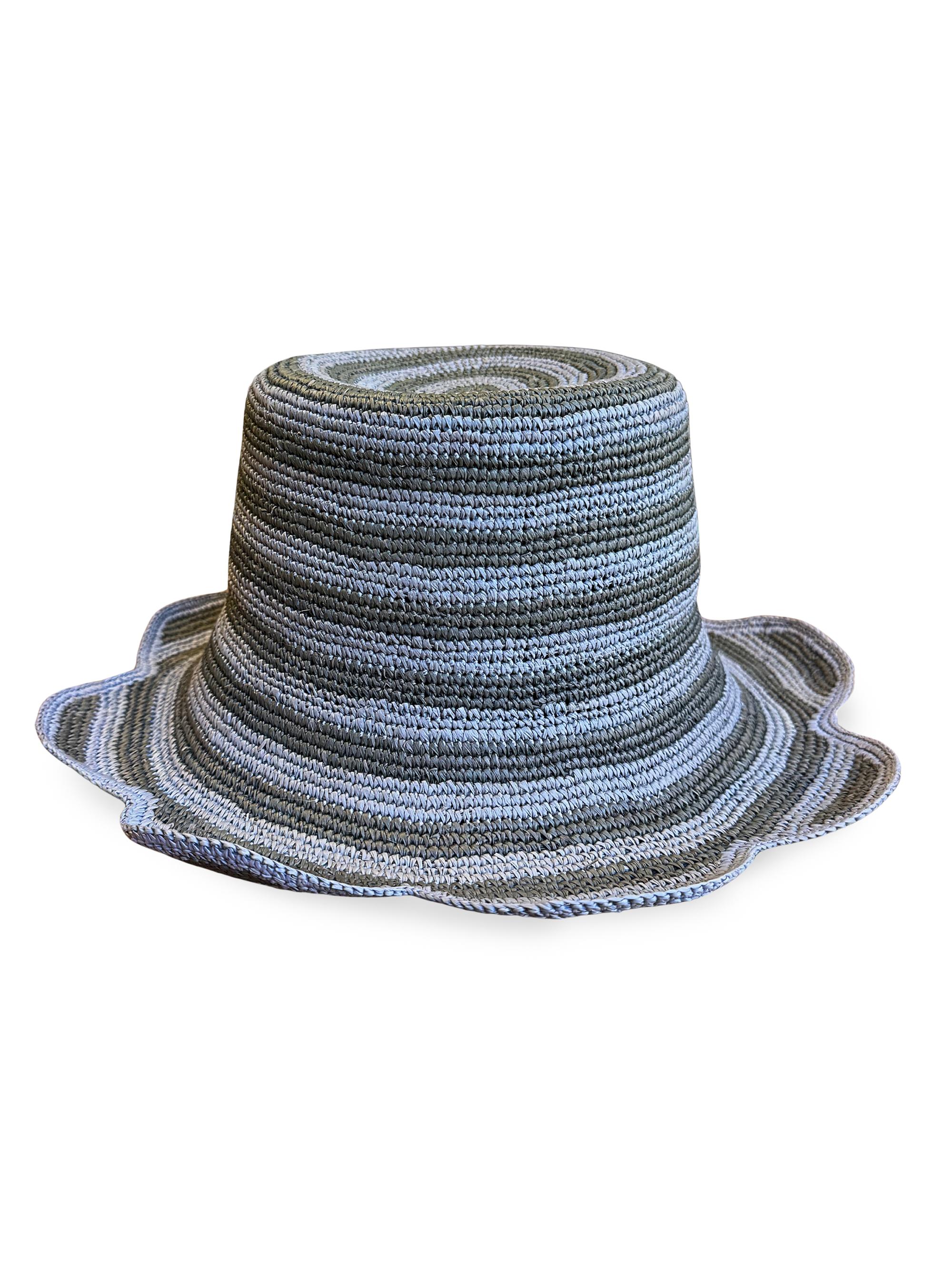 Ganni Denim Hand-Knit Bucket Hat | Saks Fifth Avenue