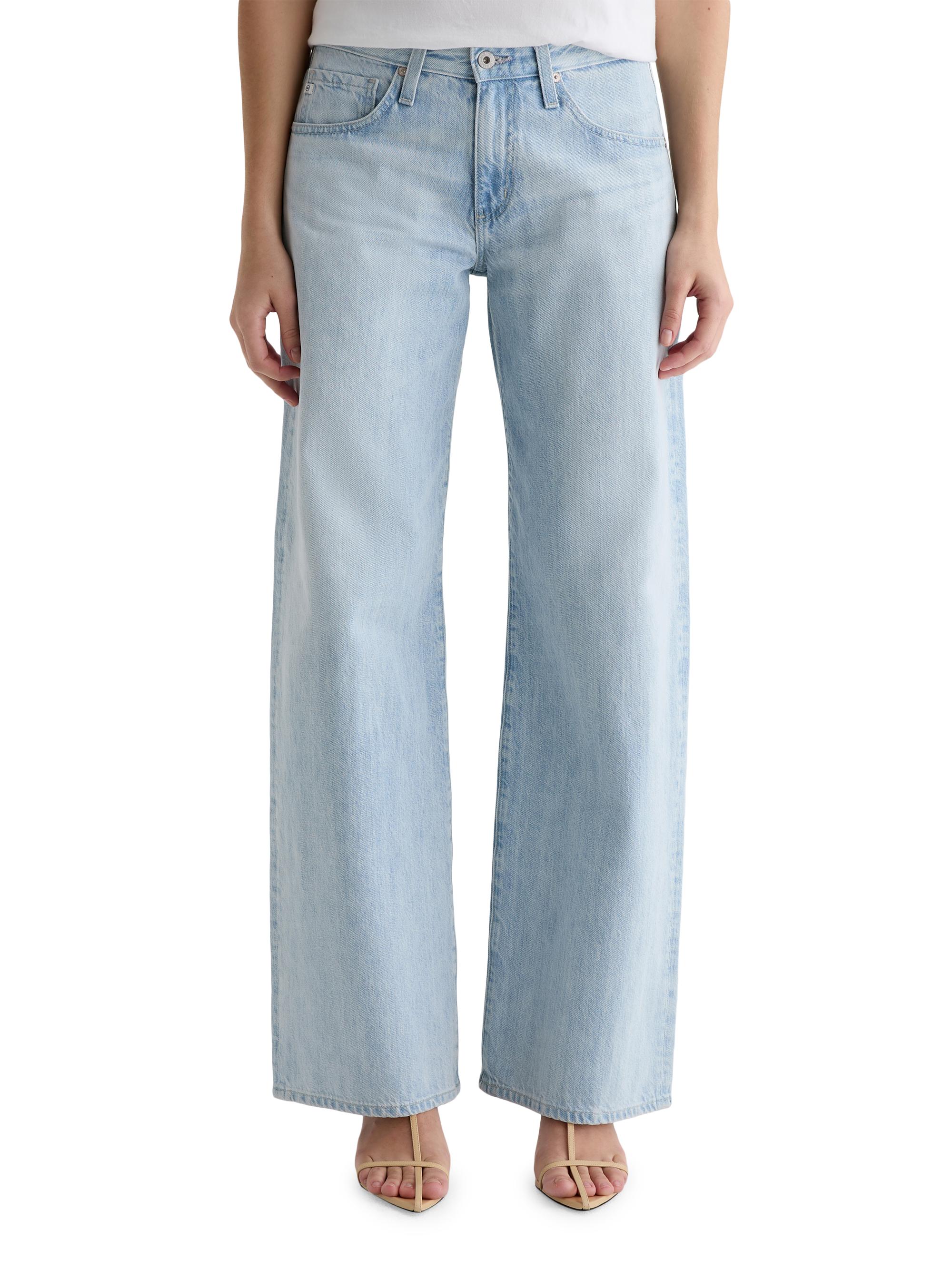 AG Jeans Women's Adria Low-Rise Wide-Leg Jeans - Sunfaded