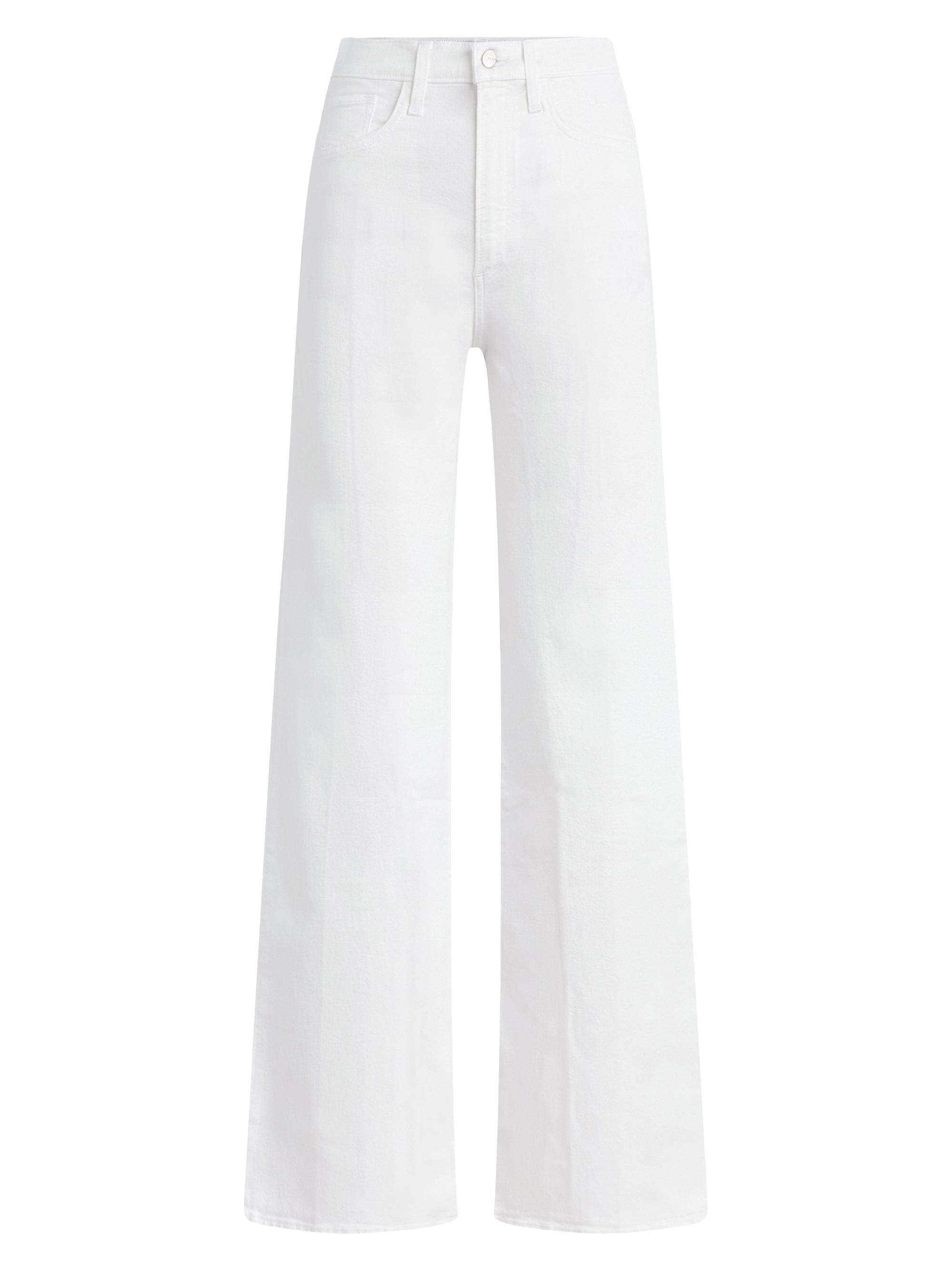 Joe's Jeans Women's Petite Mia Wide-Leg Jeans - White