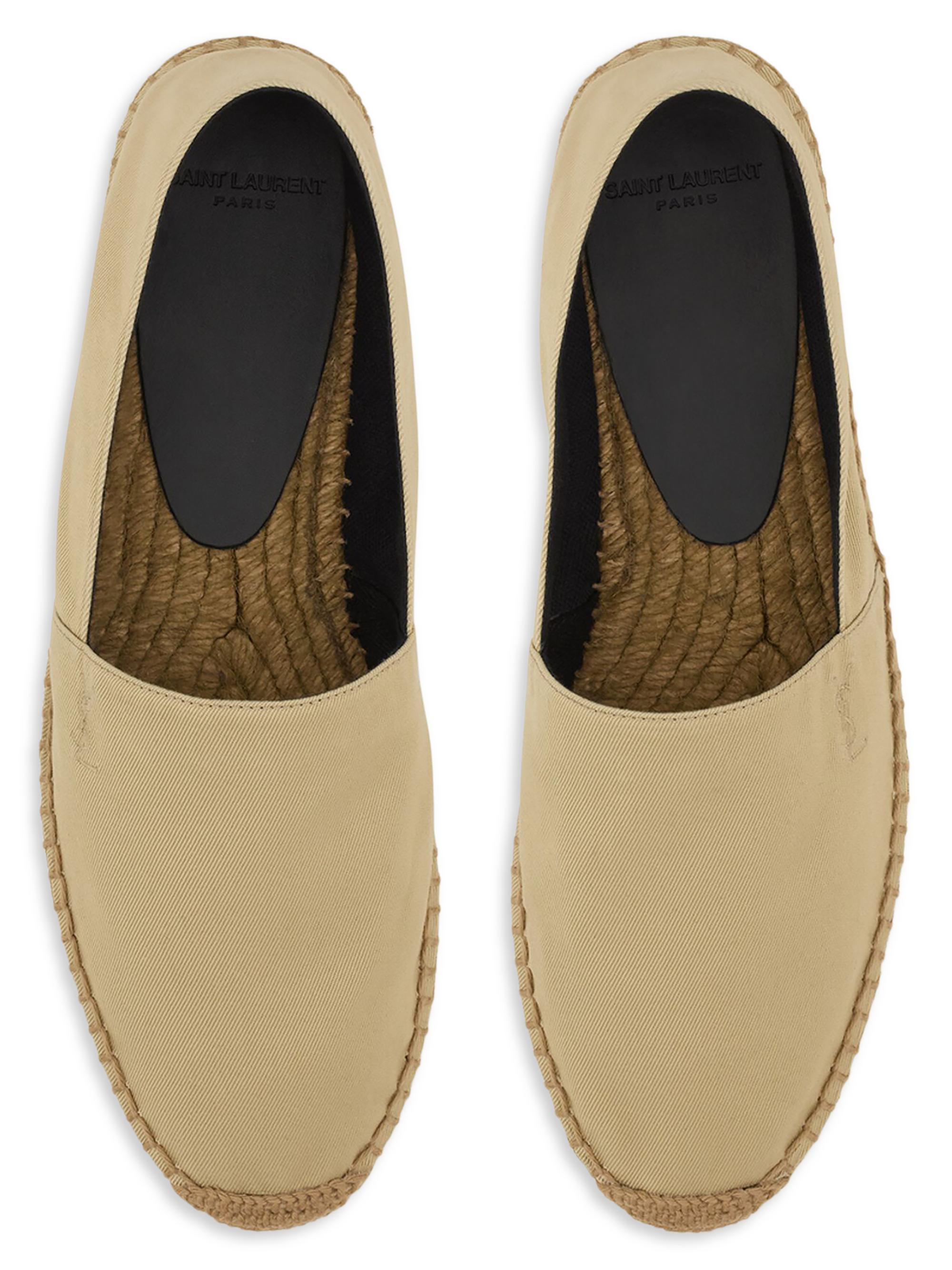Saint Laurent Cotton Gabardine Espadrille - NWT Saint Laurent Espadrilles in Cotton Gabardine - Overstock  main image 3