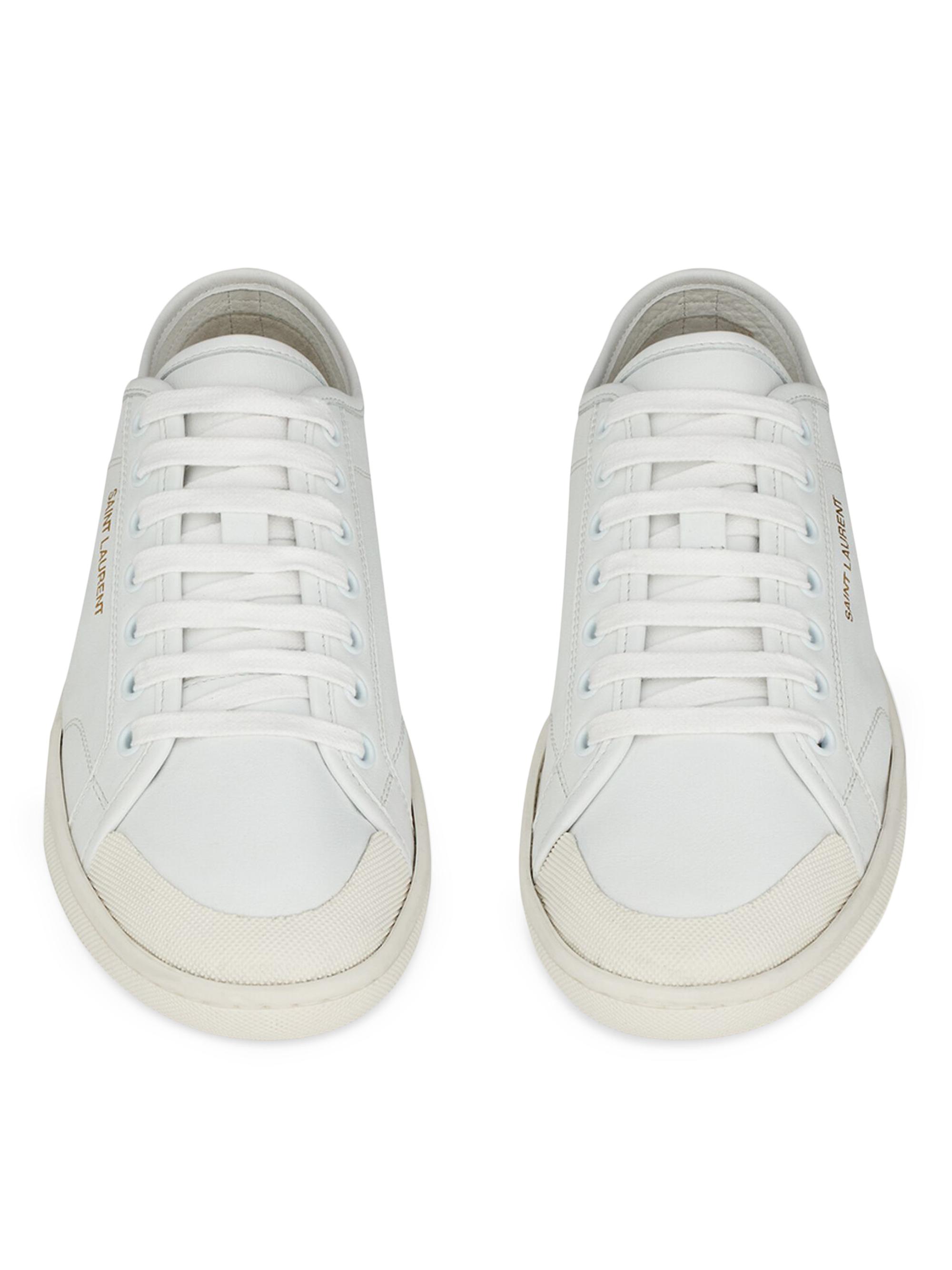 Saint Laurent Gym Sneakers in Smooth Leather | Saks Fifth Avenue