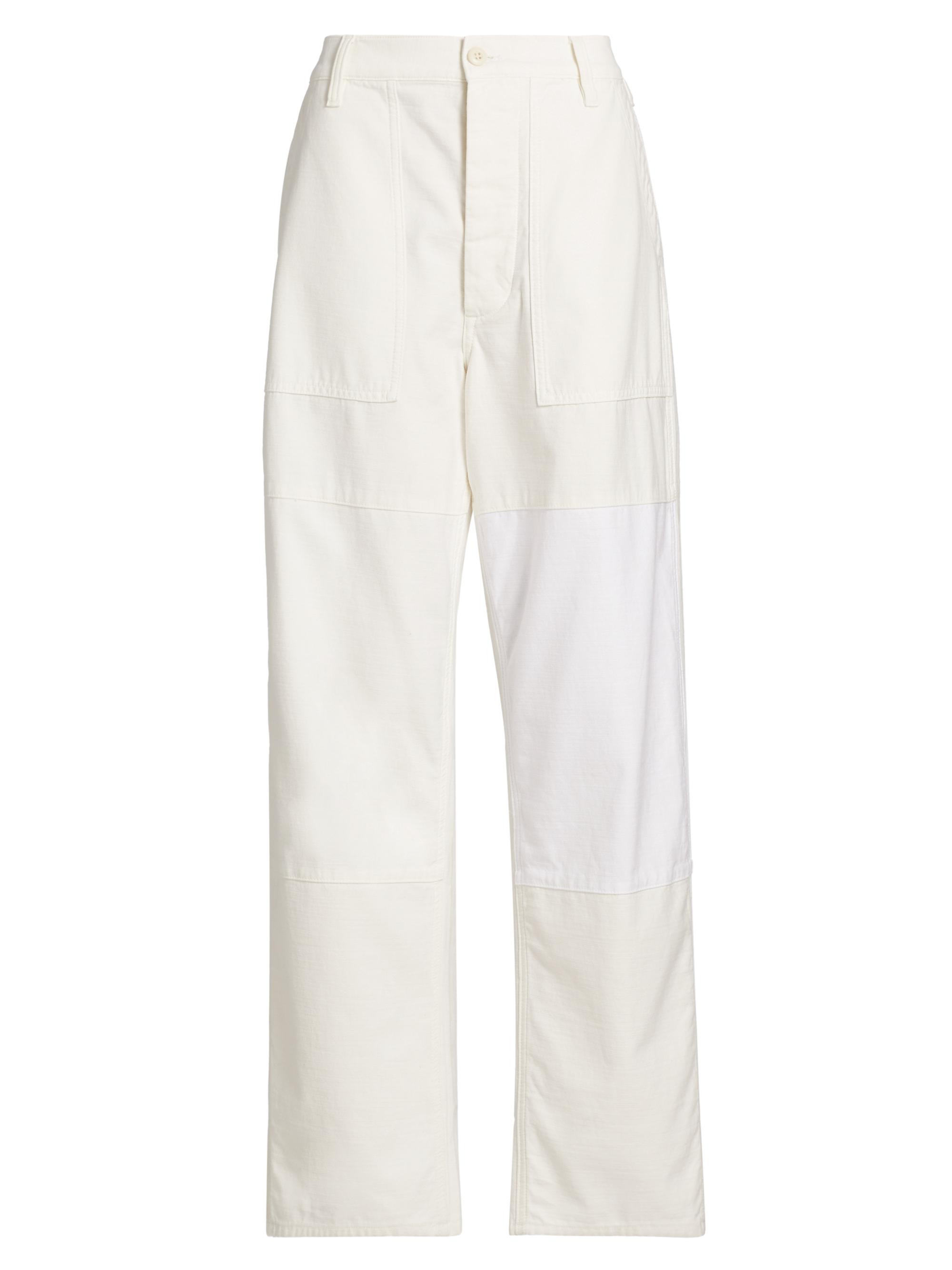 Polo Ralph Lauren The Ricky High-Rise Cotton Pants | Saks Fifth Avenue