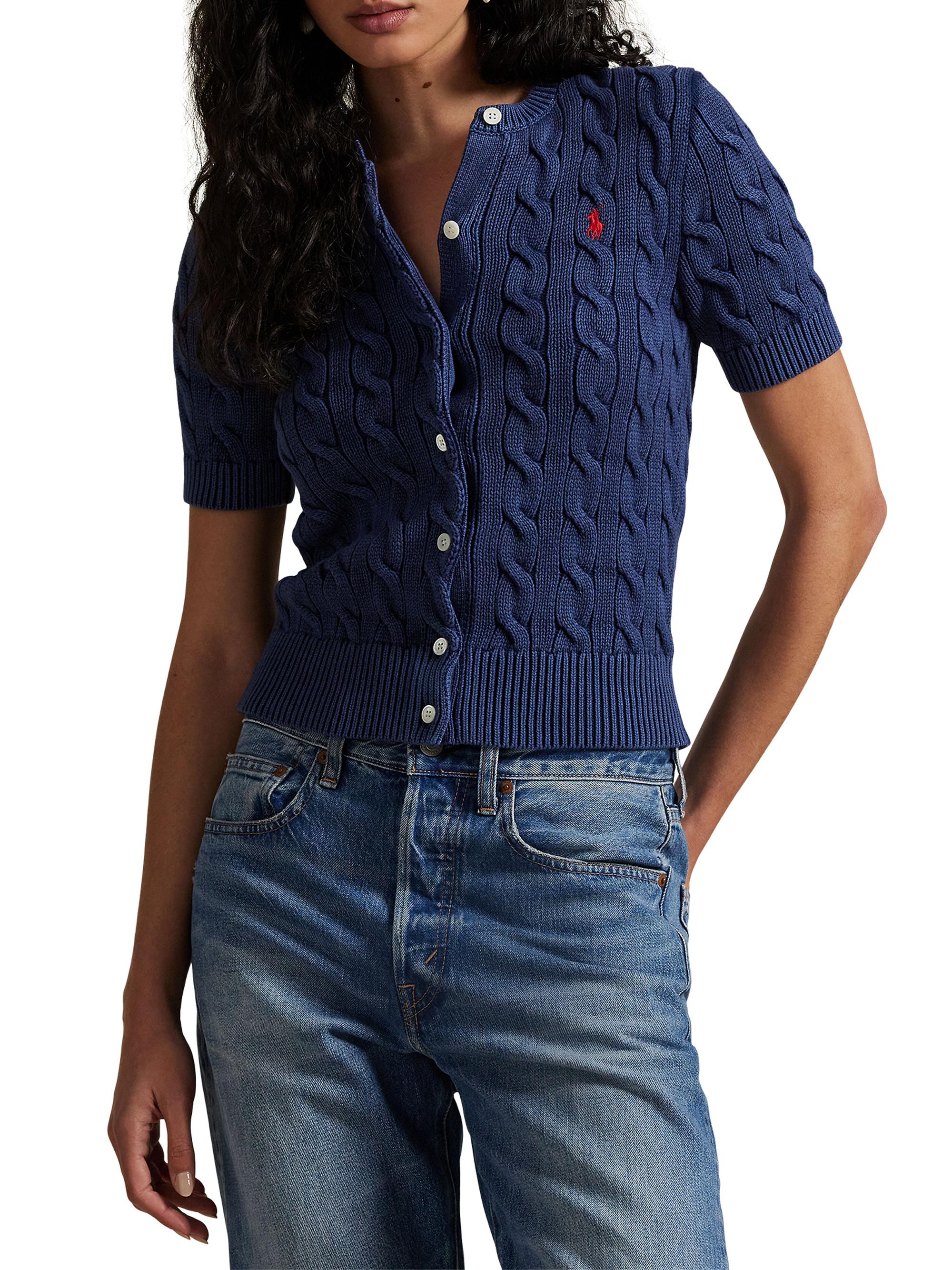 Polo Ralph Lauren ピマカーディガン S ネイビー Polo Ralph Lauren Cable-Knit Cardigan | Saks Fifth Avenue