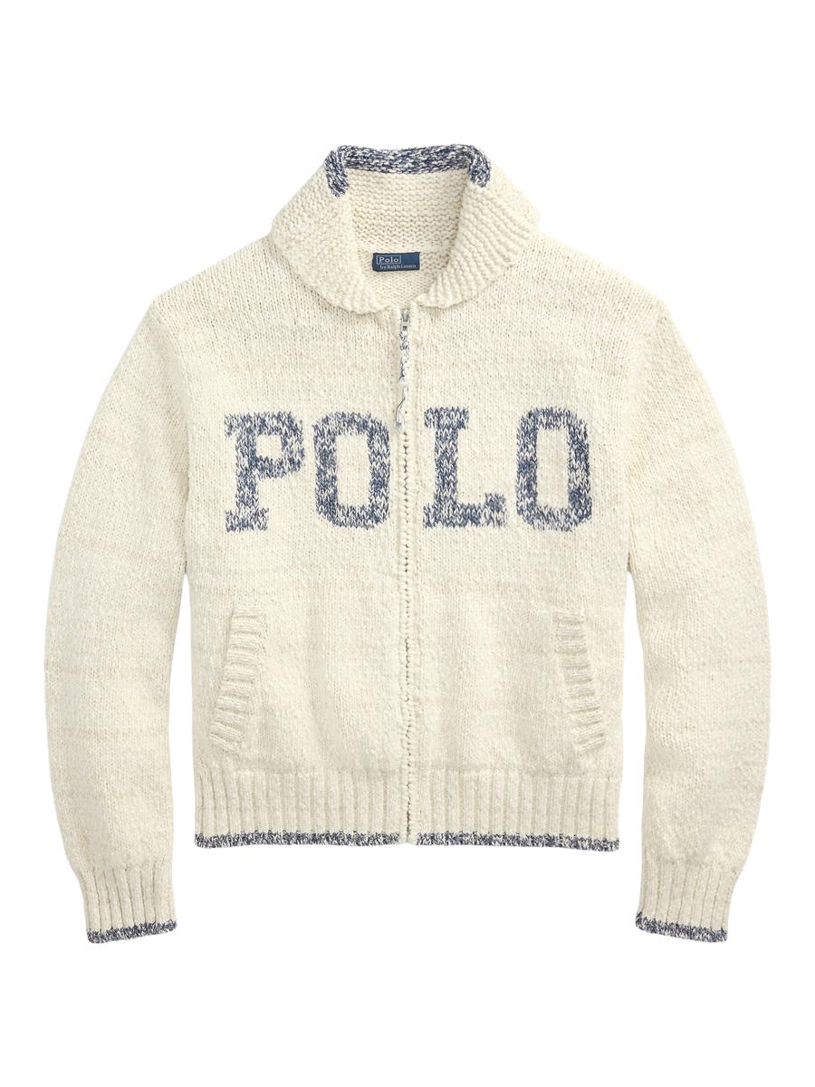 polo ralph lauren border cotton knit ロゴ無 90s Polo Ralph Lauren Border Cotton Knit トリコロール XL
