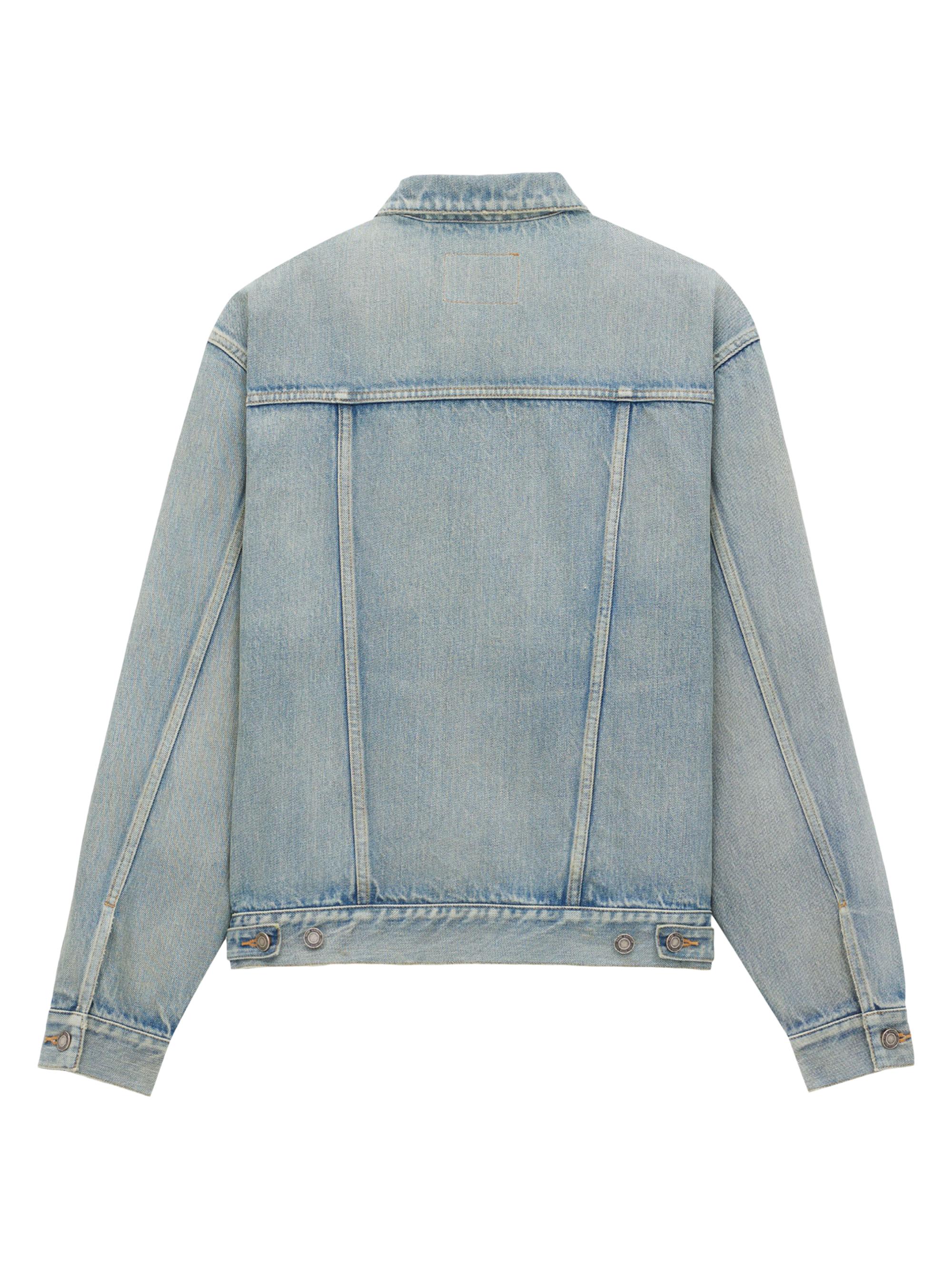 サンローラン　ボアデニムジャケット　S サンローラン ボアデニムジャケット S サンローランパリ ボア デニム