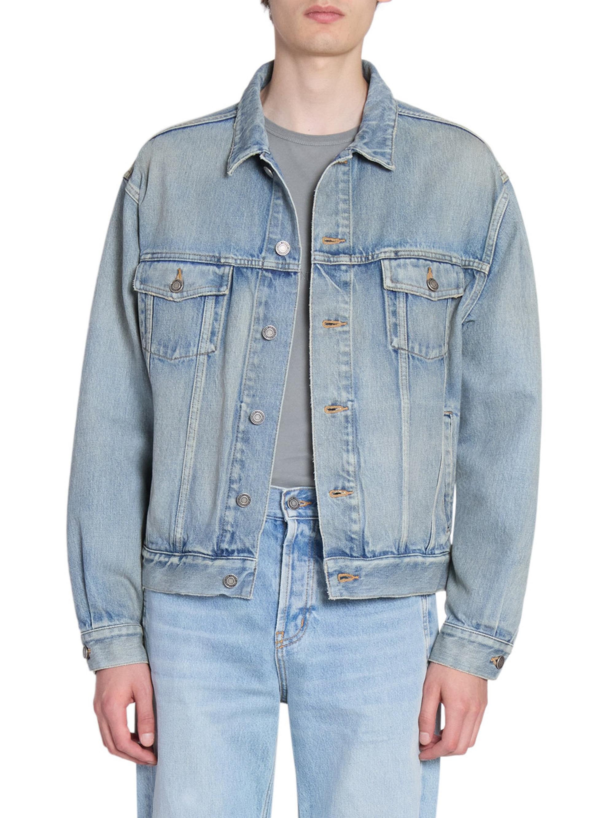 Saint Laurent Trucker Jacket in Denim | Saks Fifth Avenue