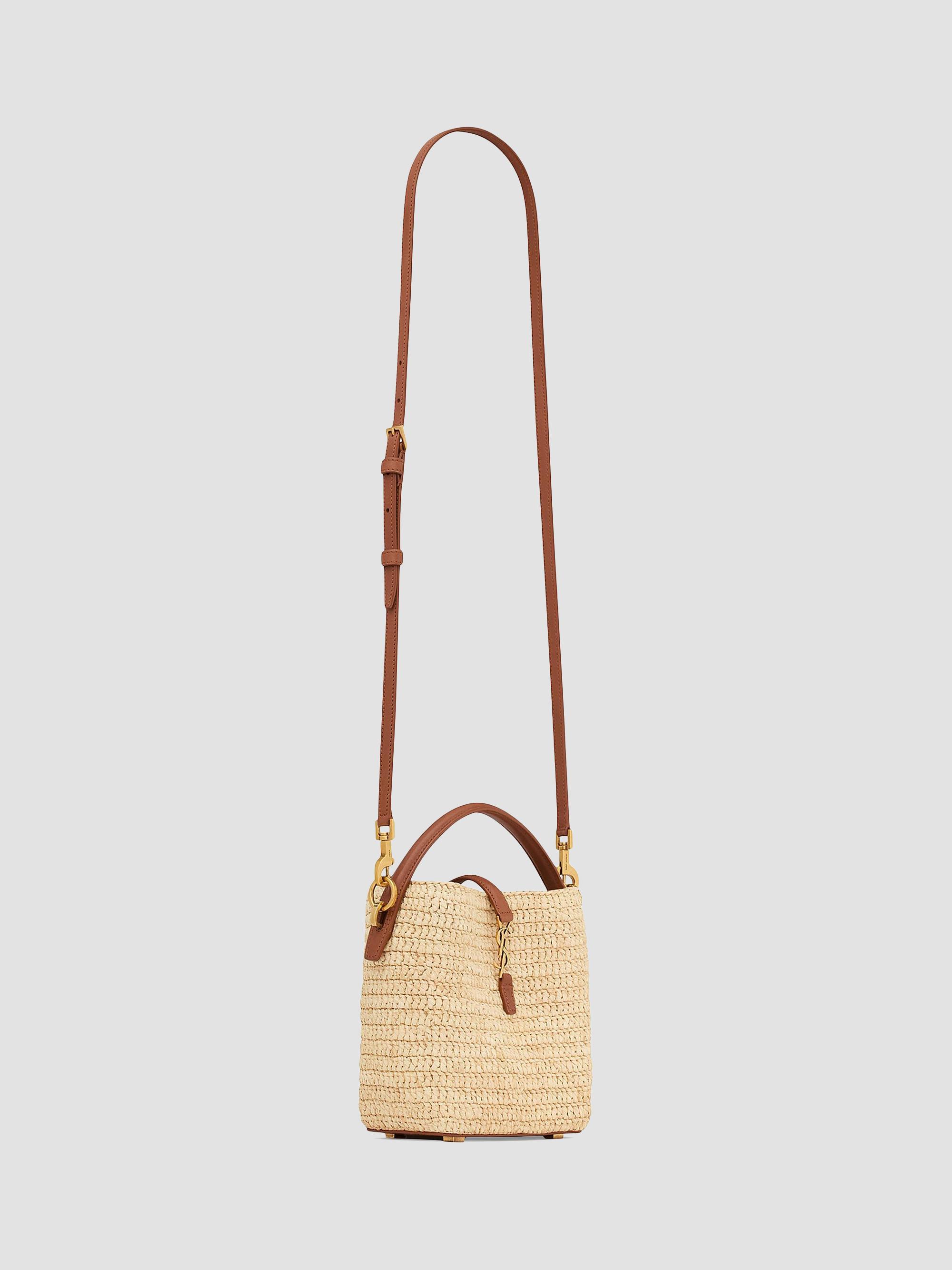 Saint Laurent Le 37 Mini Mini Bag in Raffia | Saks Fifth Avenue