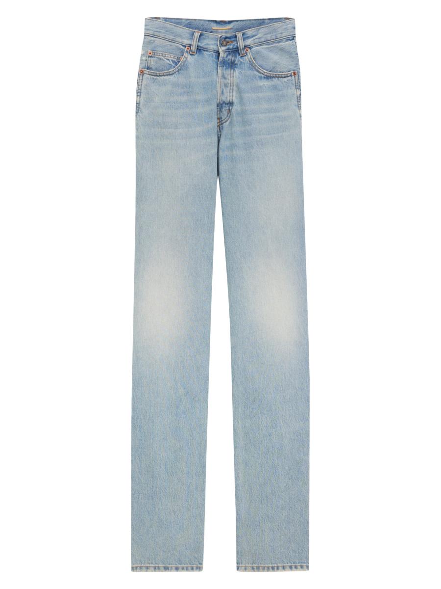 デニム・ジーパン [Saint Laurent] High-rise 'v' jeans with belt loops Saint Laurent High-rise 'v' jeans with belt loops | The