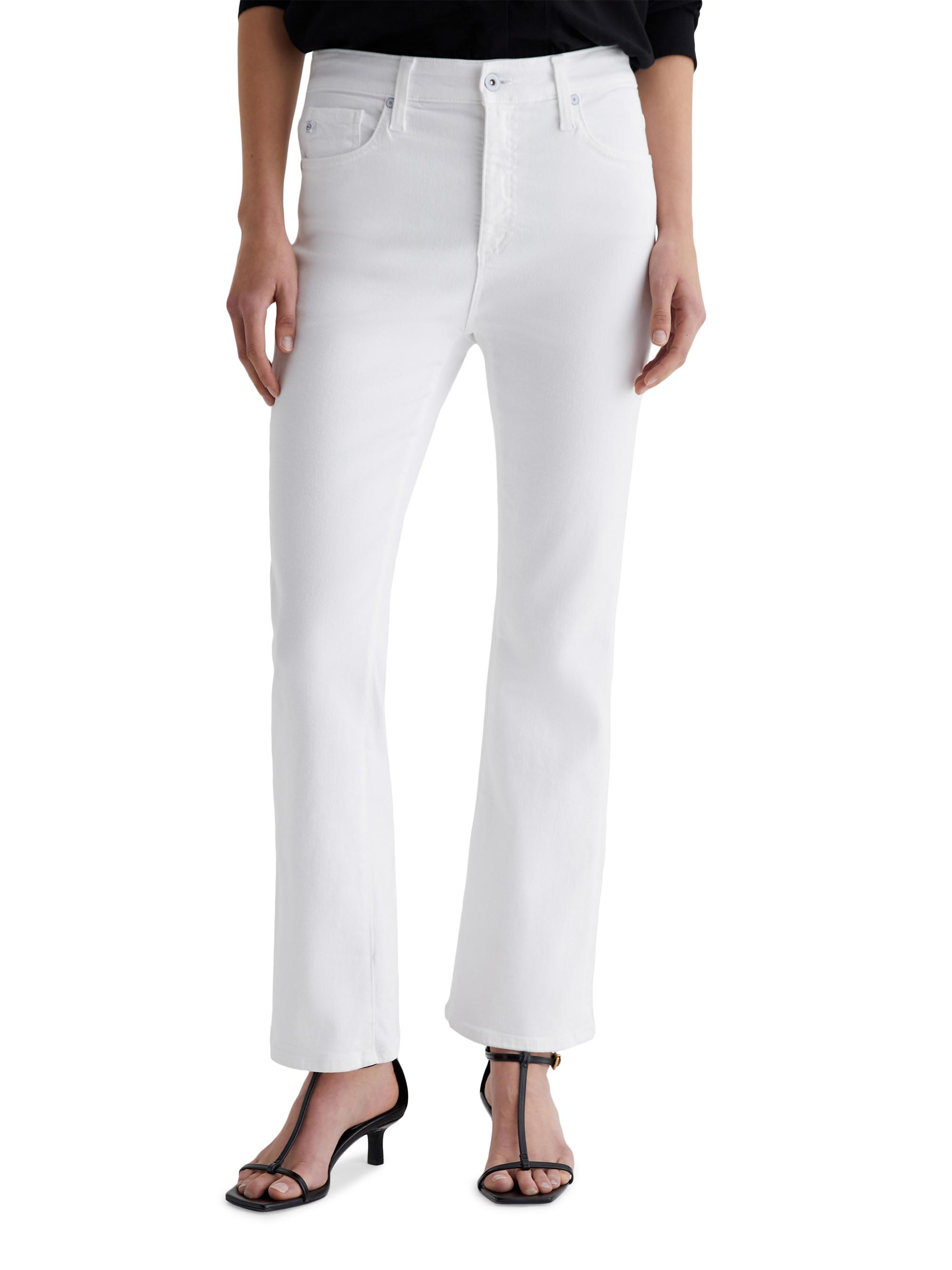AG Jeans Women's Farrah Boot Crop Pants - Gallery White