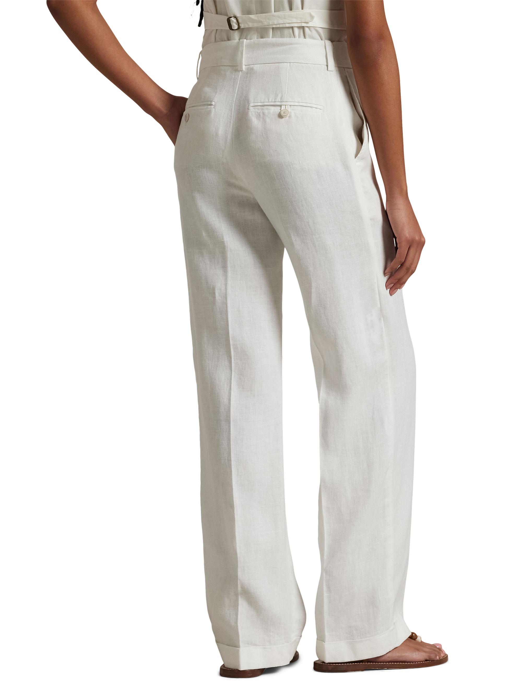 Polo Ralph Lauren Relaxed Linen Straight-Leg Pants | Saks Fifth Avenue