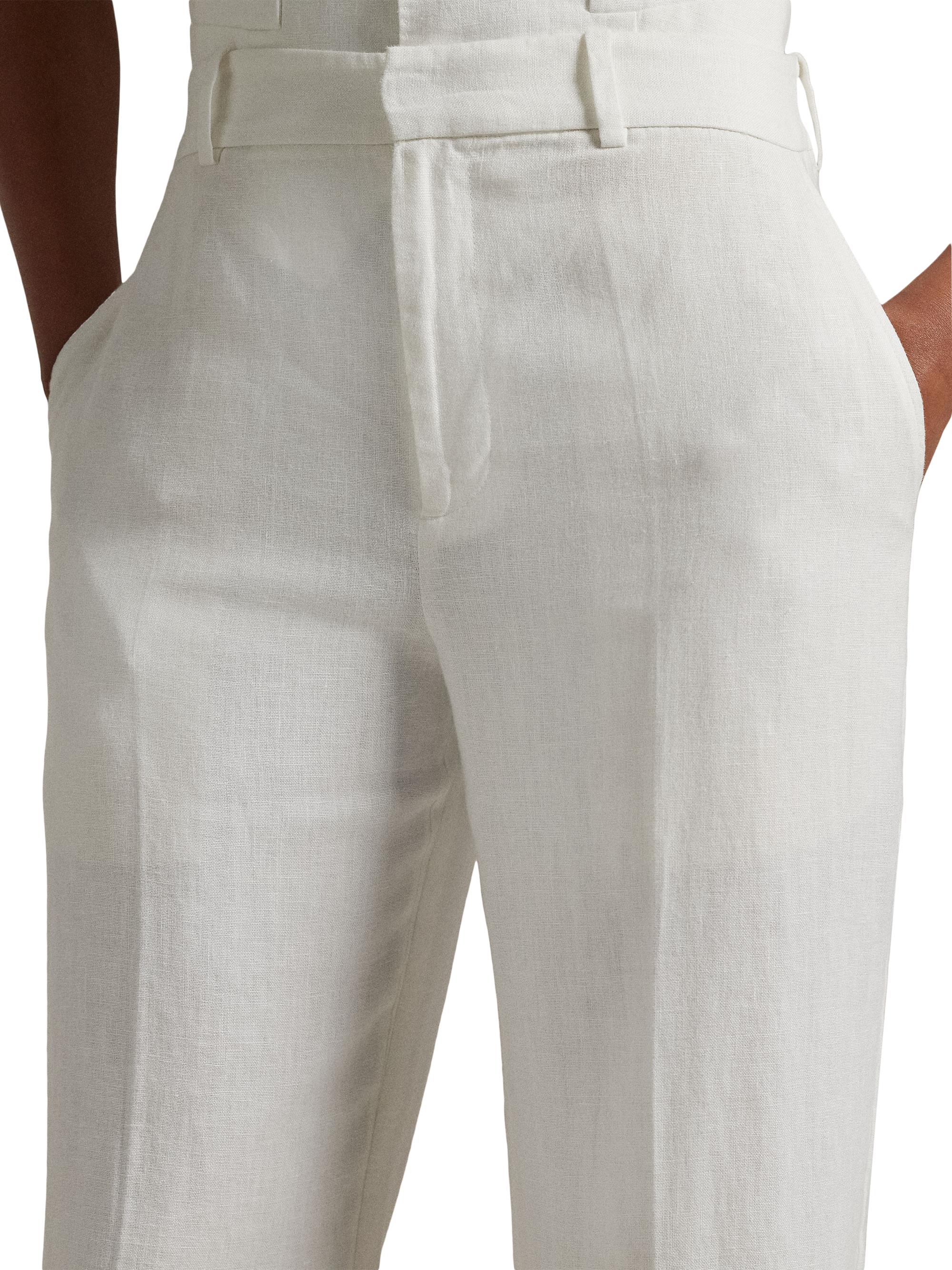 Polo Ralph Lauren Relaxed Linen Straight-Leg Pants | Saks Fifth Avenue