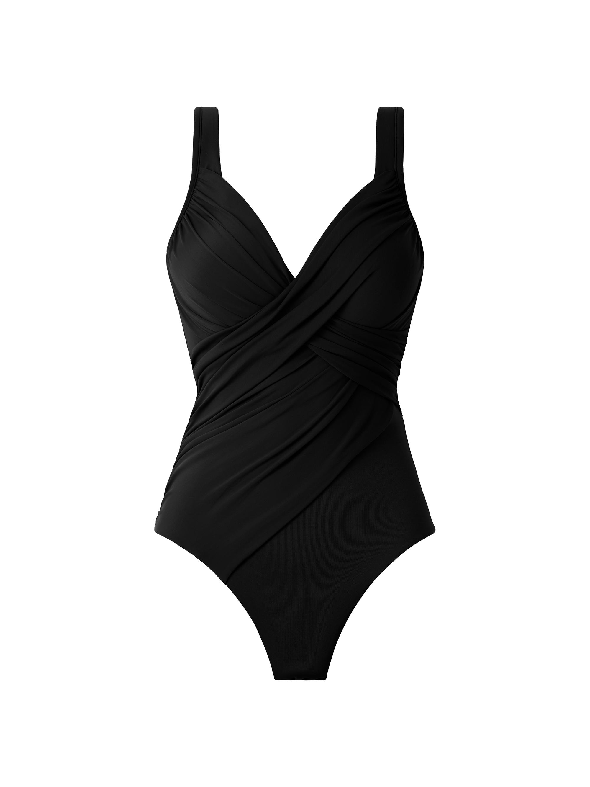 Miraclesuit Swim Women's Plus Rock Solid Revele One-Piece Swimsuit - Black