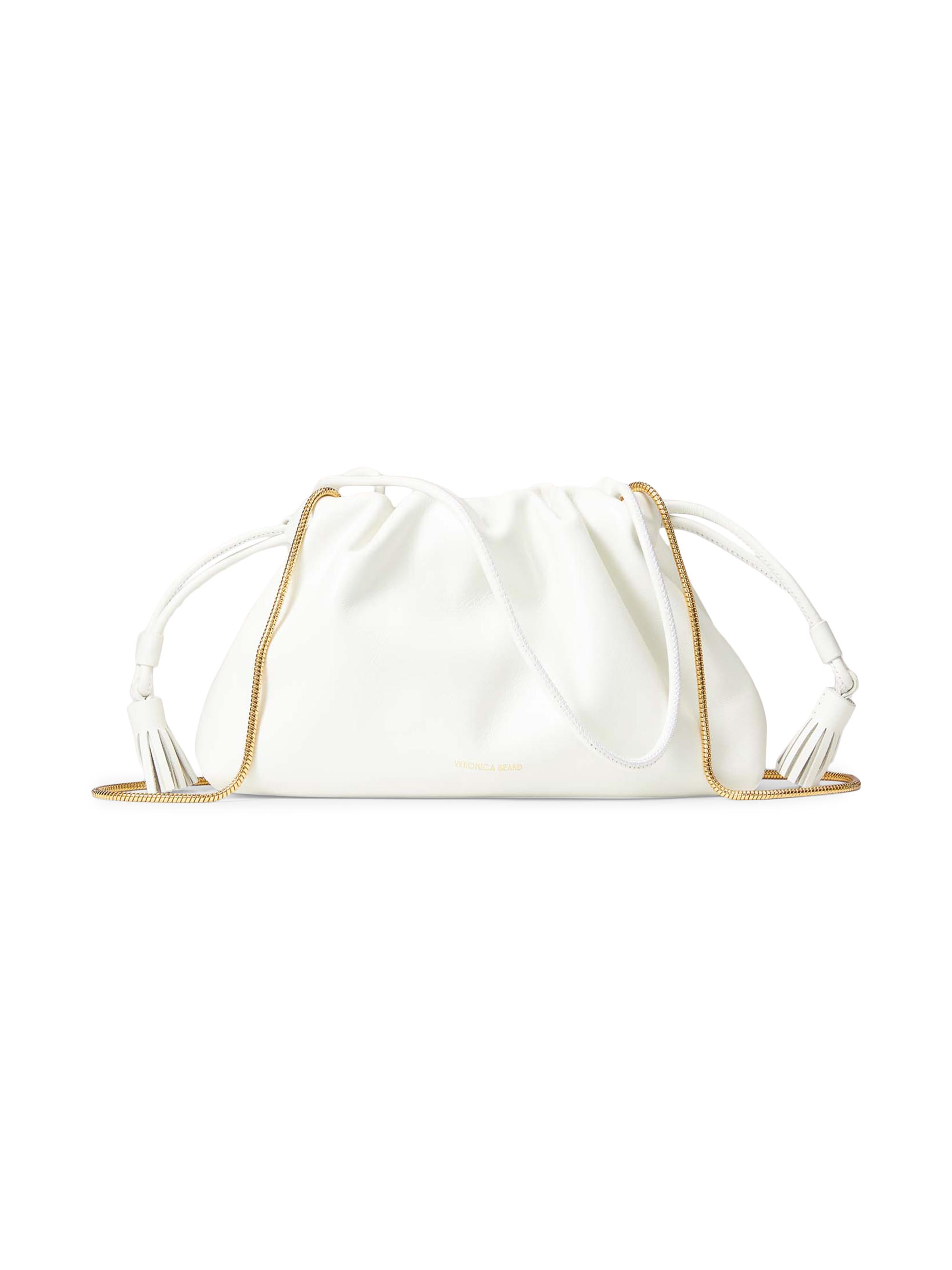 Veronica Beard Women's Small Stash Leather Clutch - Off White