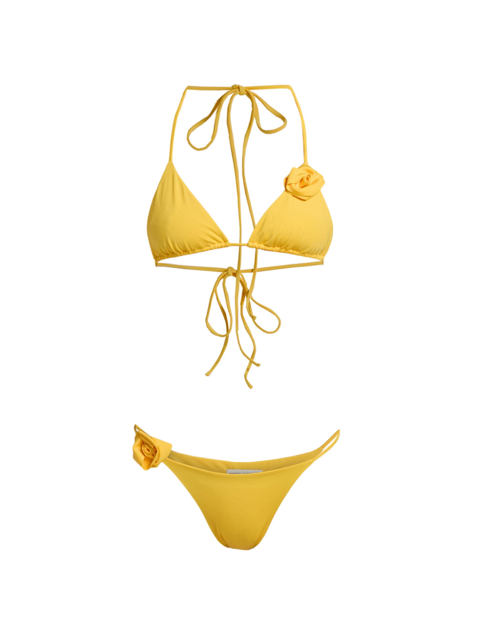 Maygel Coronel Women's High Summer Gola Bikini - Canario