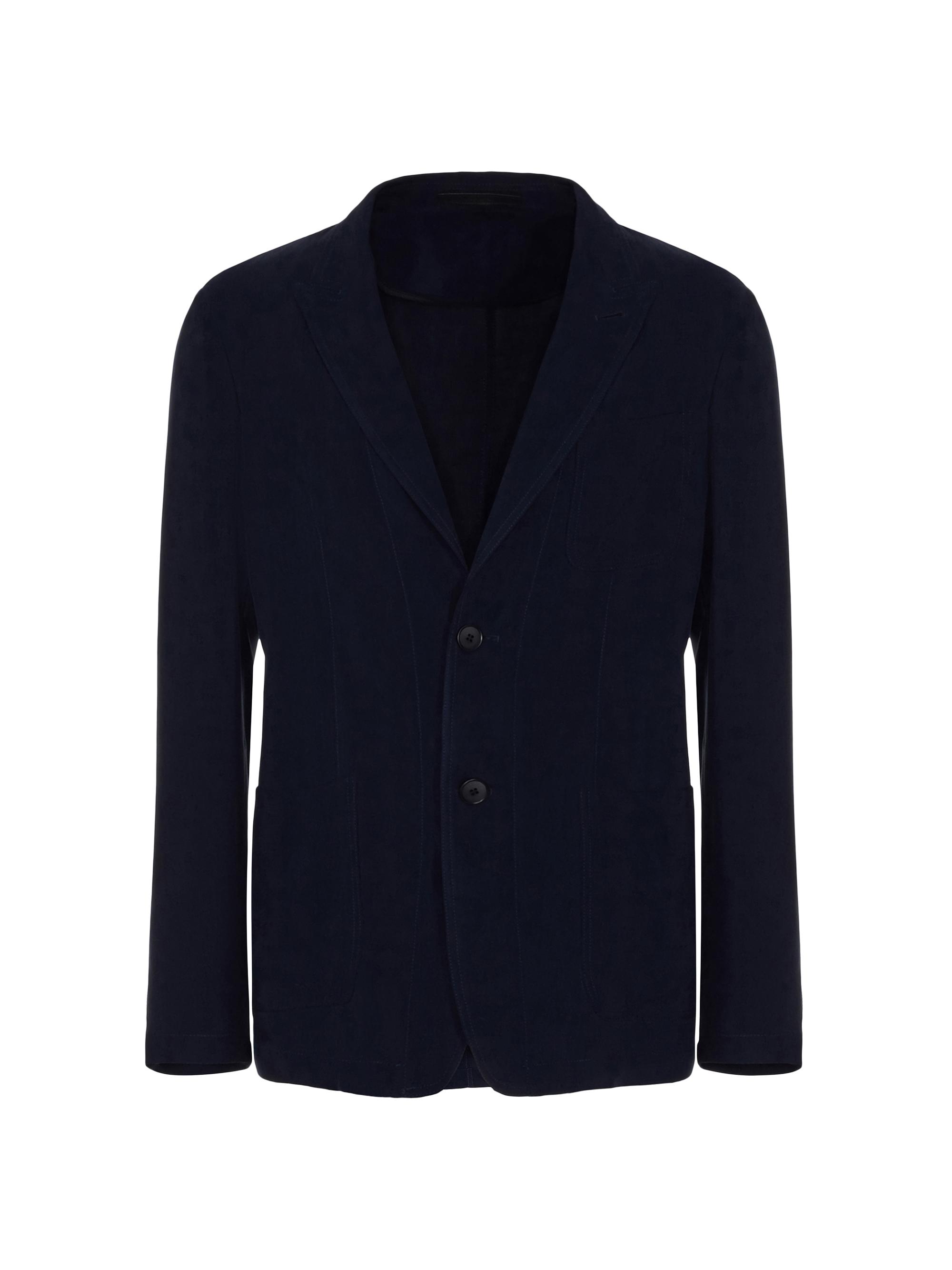 Giorgio Armani Men's Peak Lapel Jacket - Blue