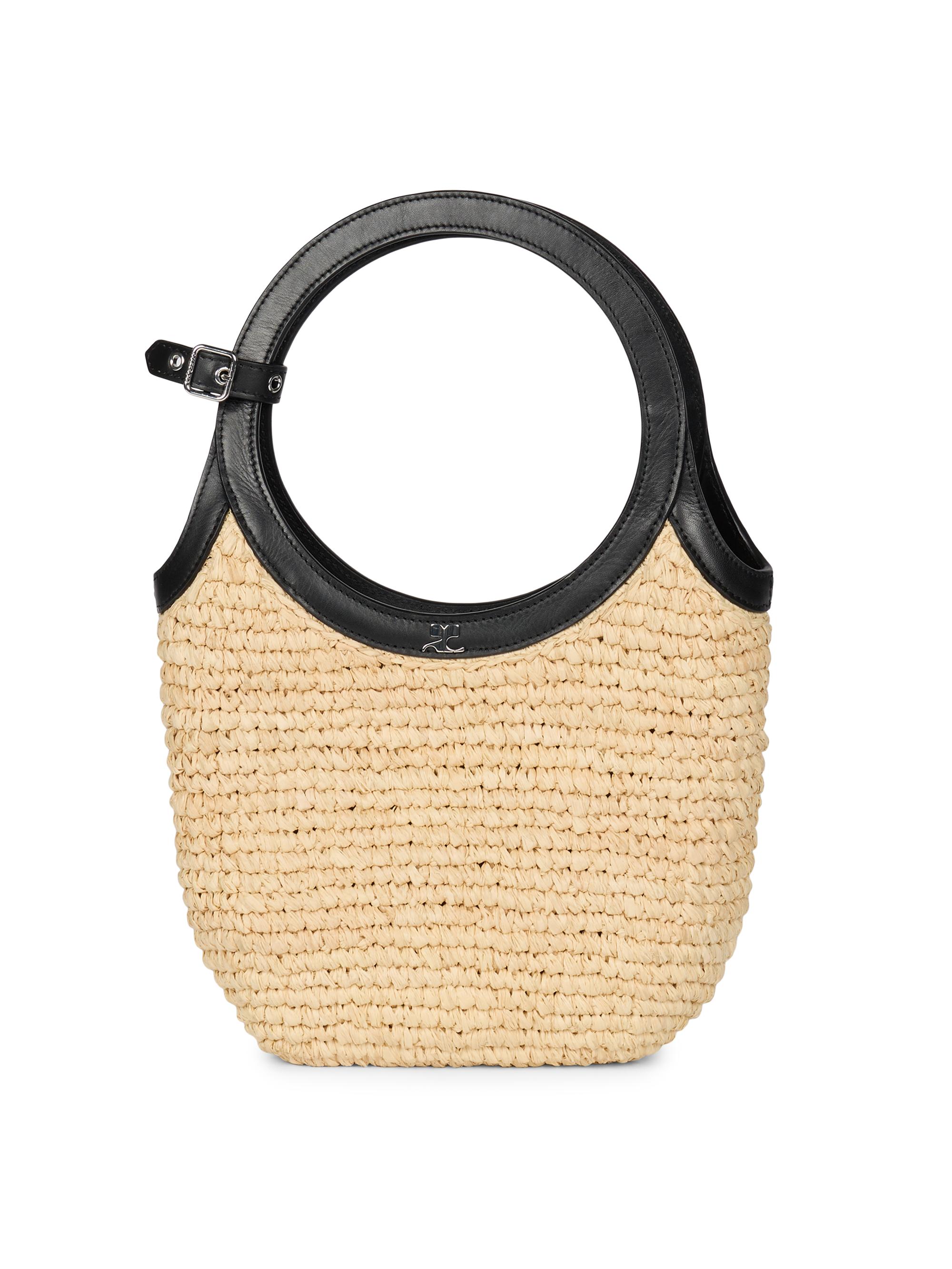 Courreges Women's Holy Rafia Handbag - Natural