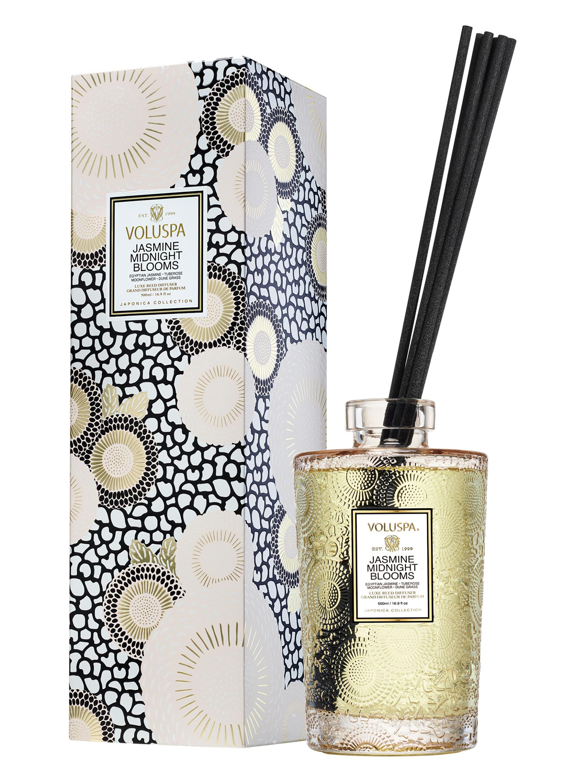 Voluspa Japonica Jasmine Midnight Blooms Reed Diffuser