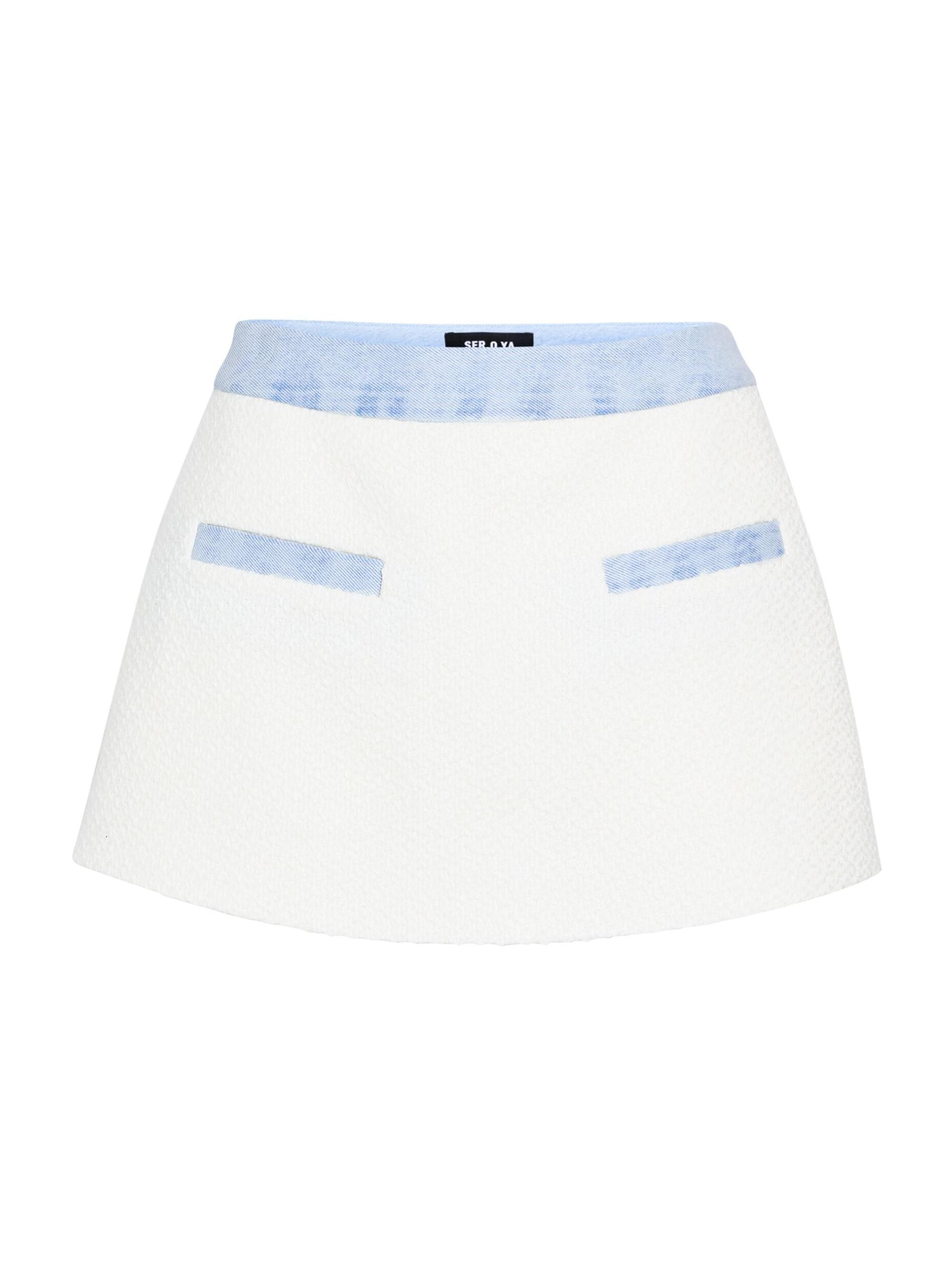 Ser.o.ya Women's Harper Mini Skort - Eggshell