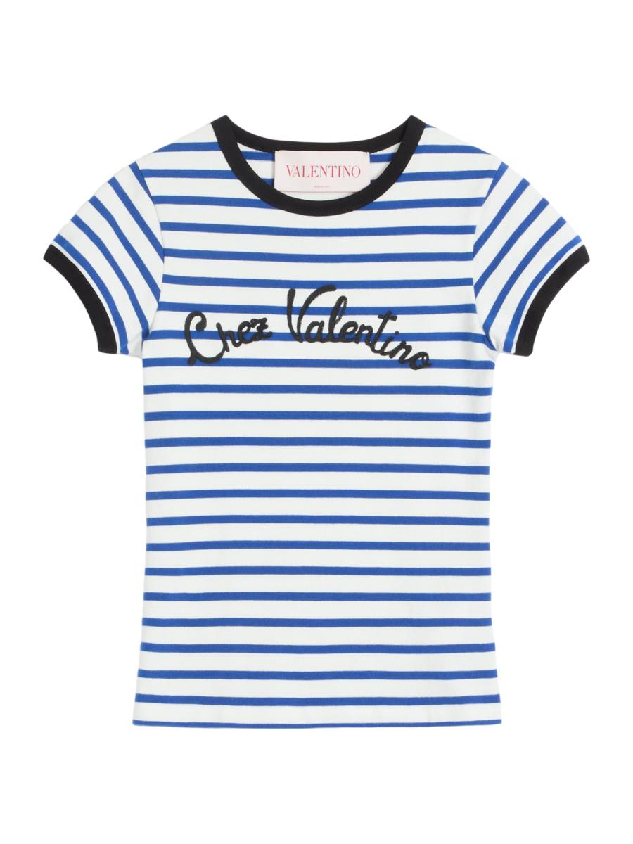 【関税込み】VALENTINO GARAVANI T-SHIRT SOLID JERSEY COTTON Valentino Garavani - Logo cotton t-shirt White - The Corner
