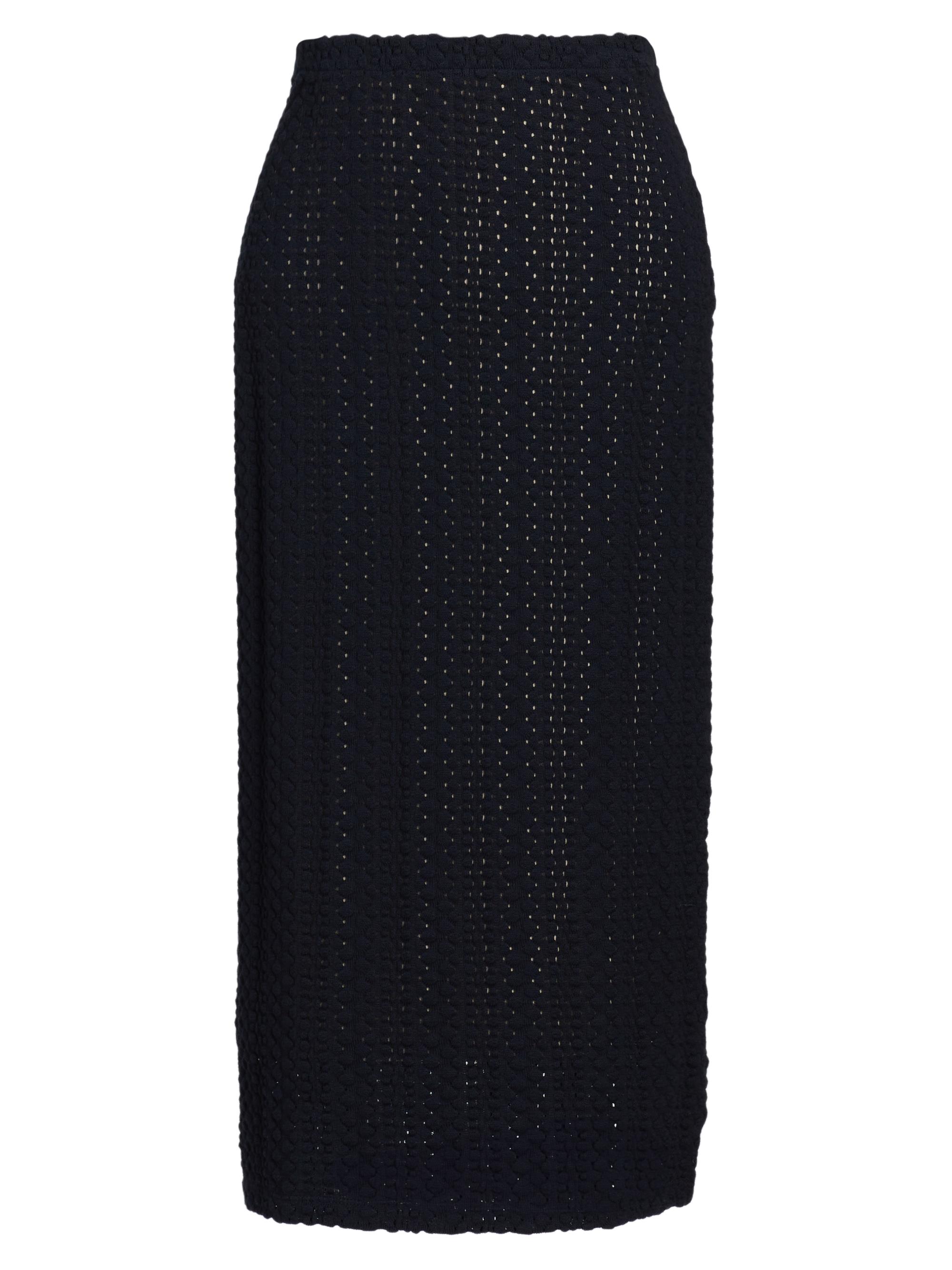 Vince Women's Knit Eyelet Cotton Midi-Skirt - Coastal