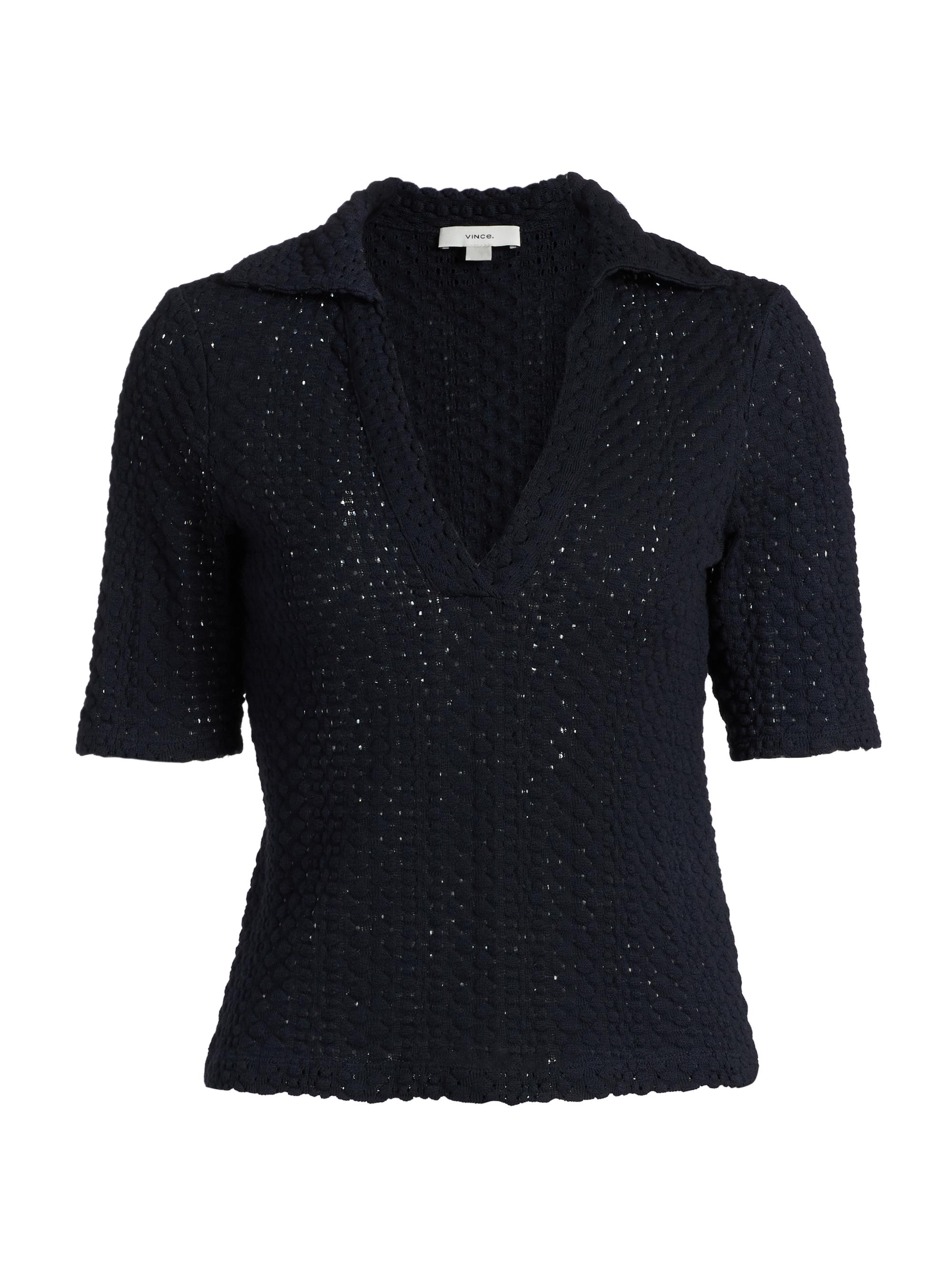 Vince Women's Embellished Polo Shirt - Coastal