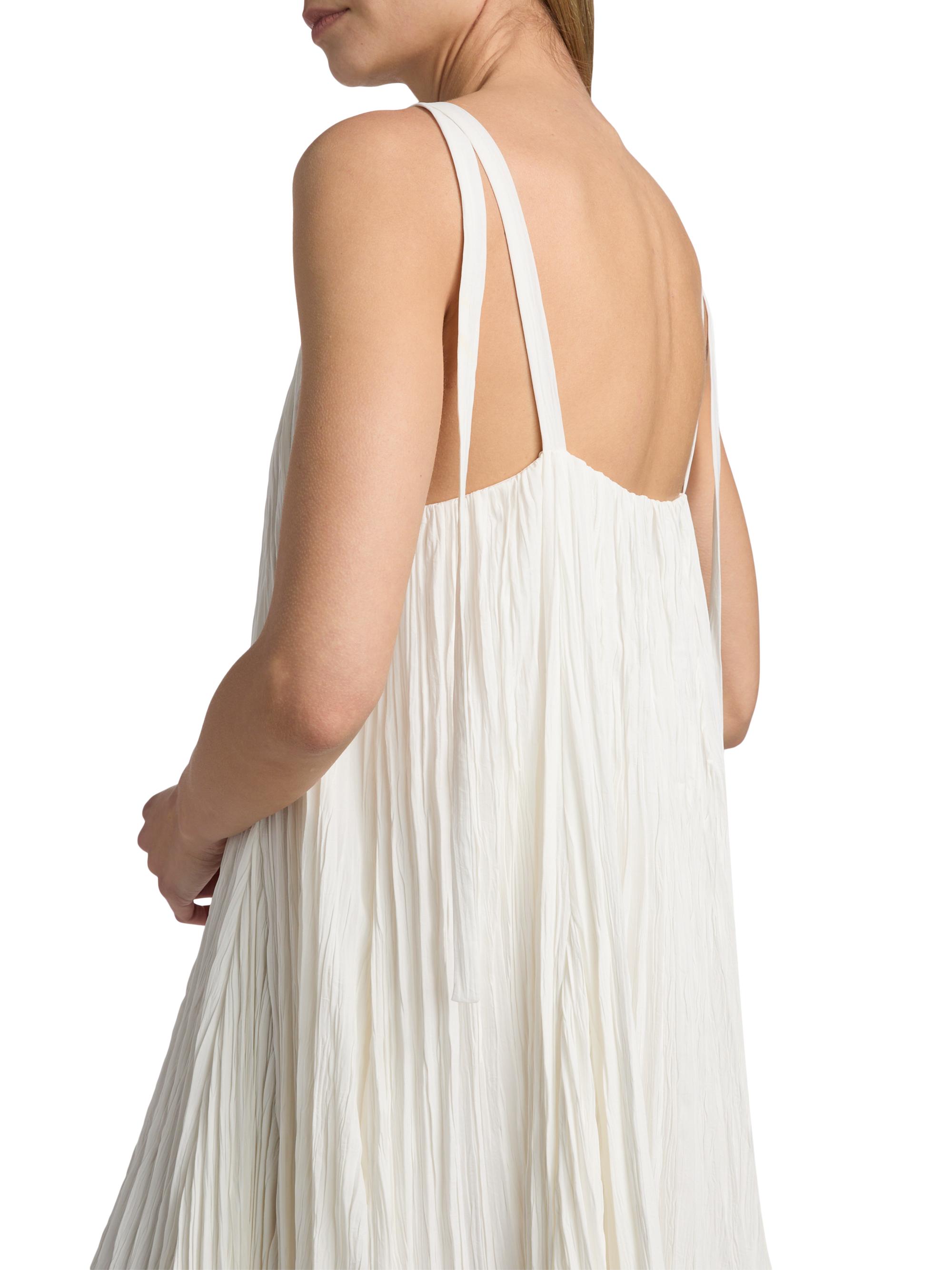 Vince Pleated A-Line Pintuck Dress | Saks Fifth Avenue
