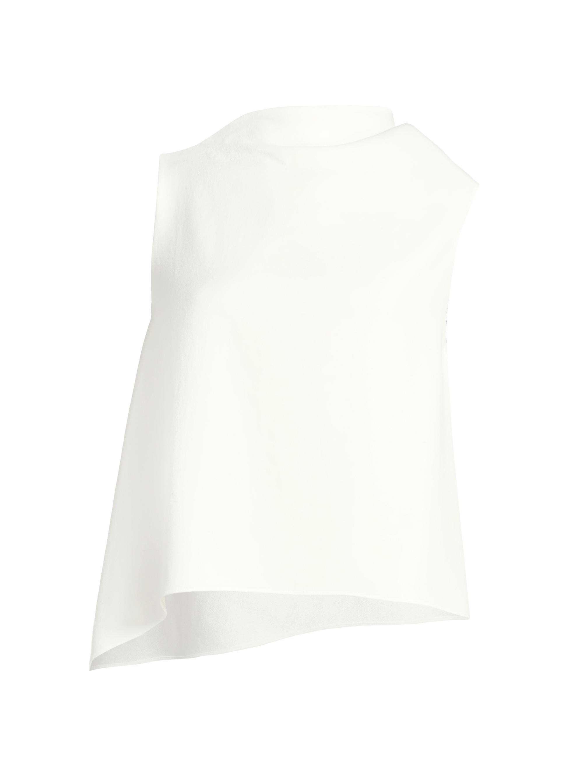 Draped Asymmetric A-Line Top