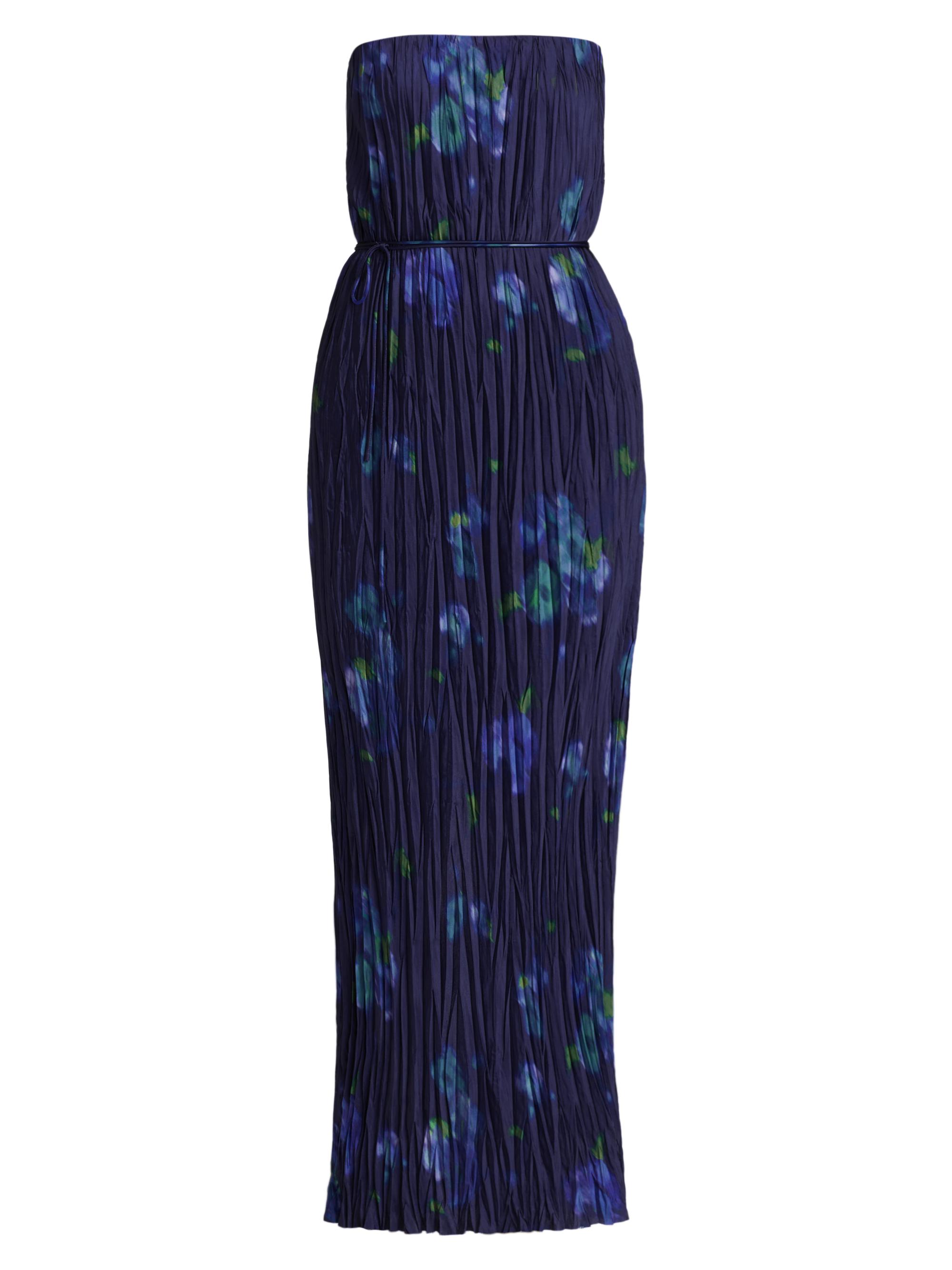 Vince Women's Poppy Blur Crushed Column Dress - Midnight