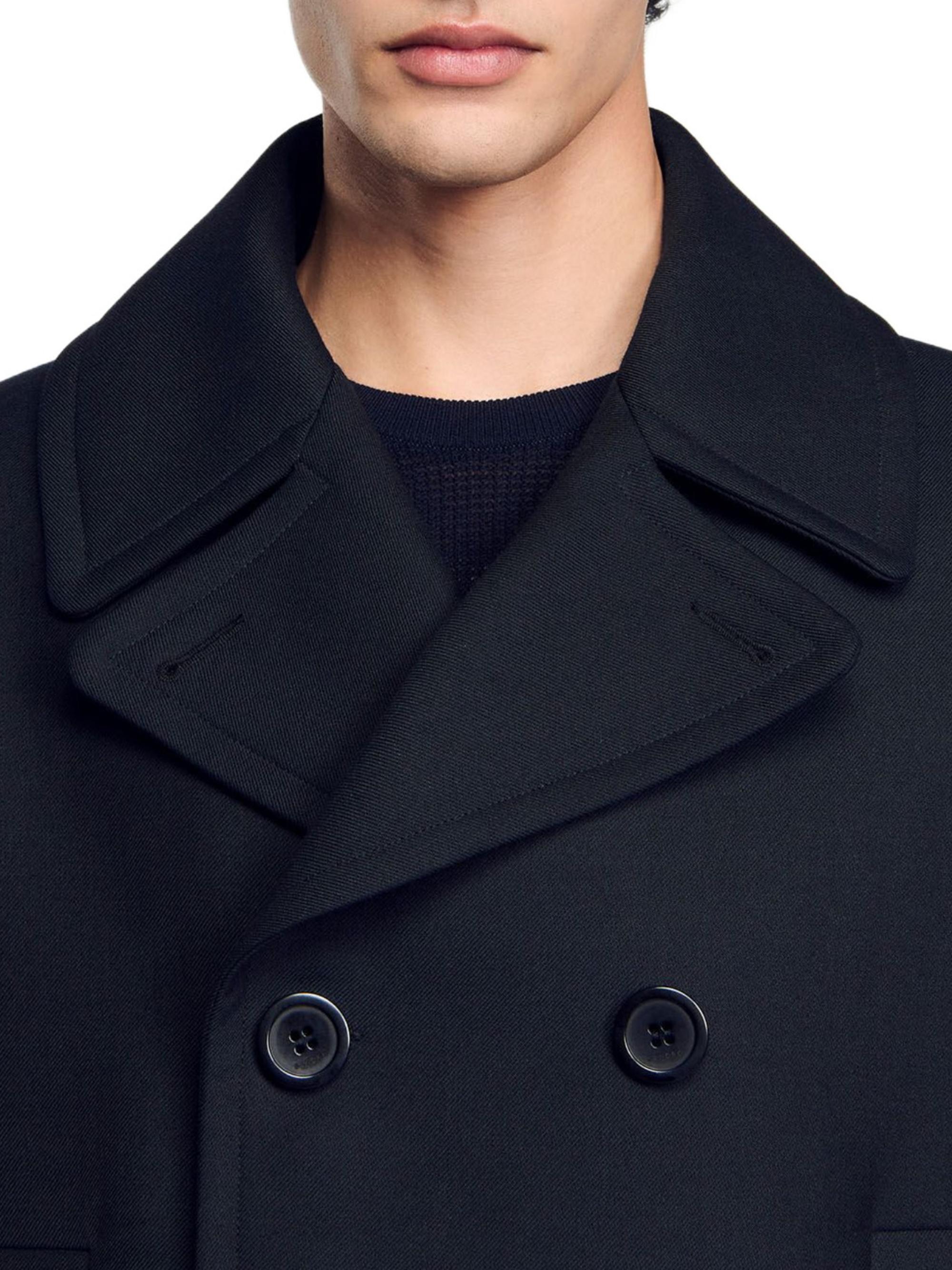 Wool Blend Peacoat