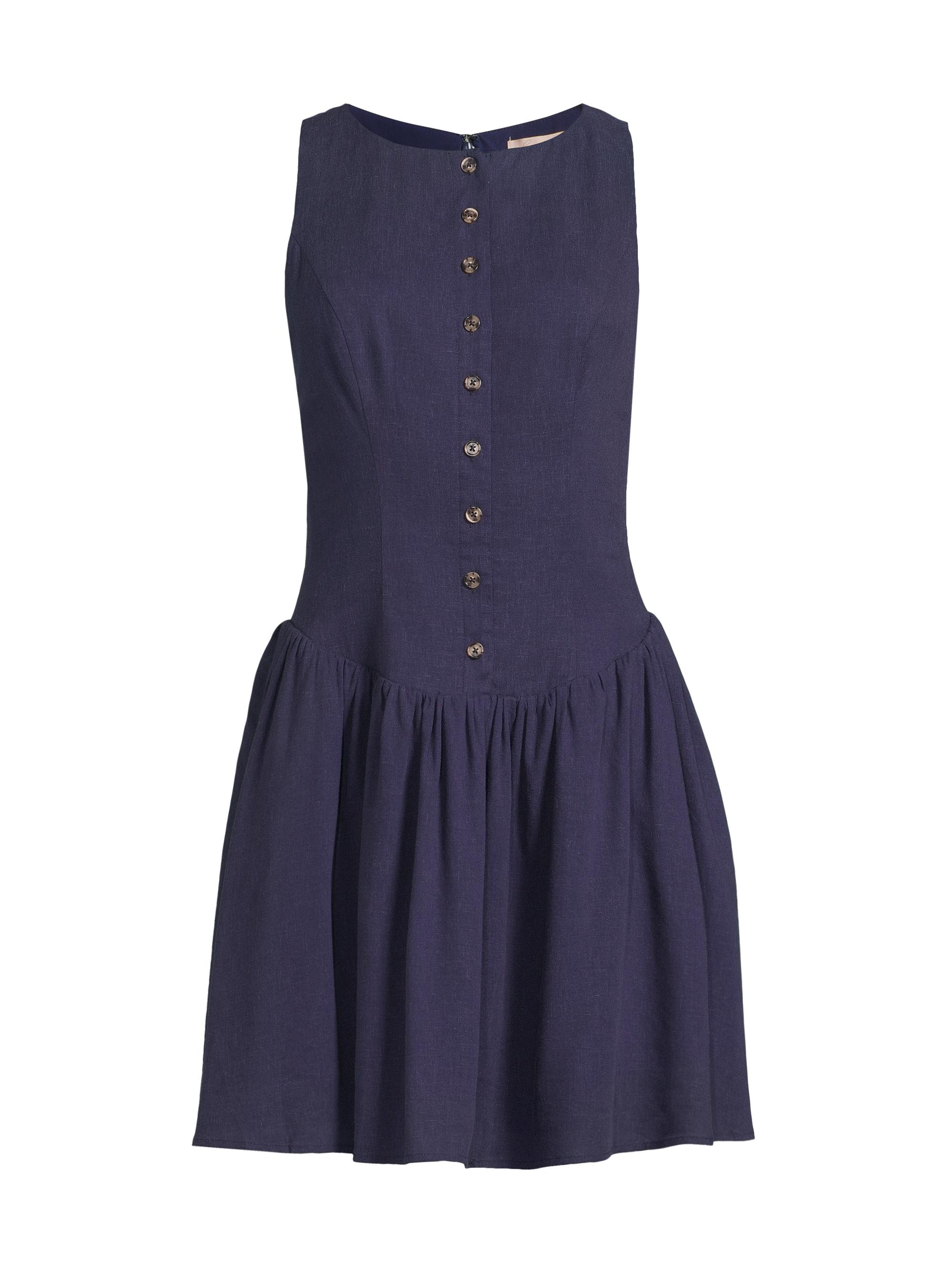 Hutch Women's Roma Dropped Waist Minidress - Navy