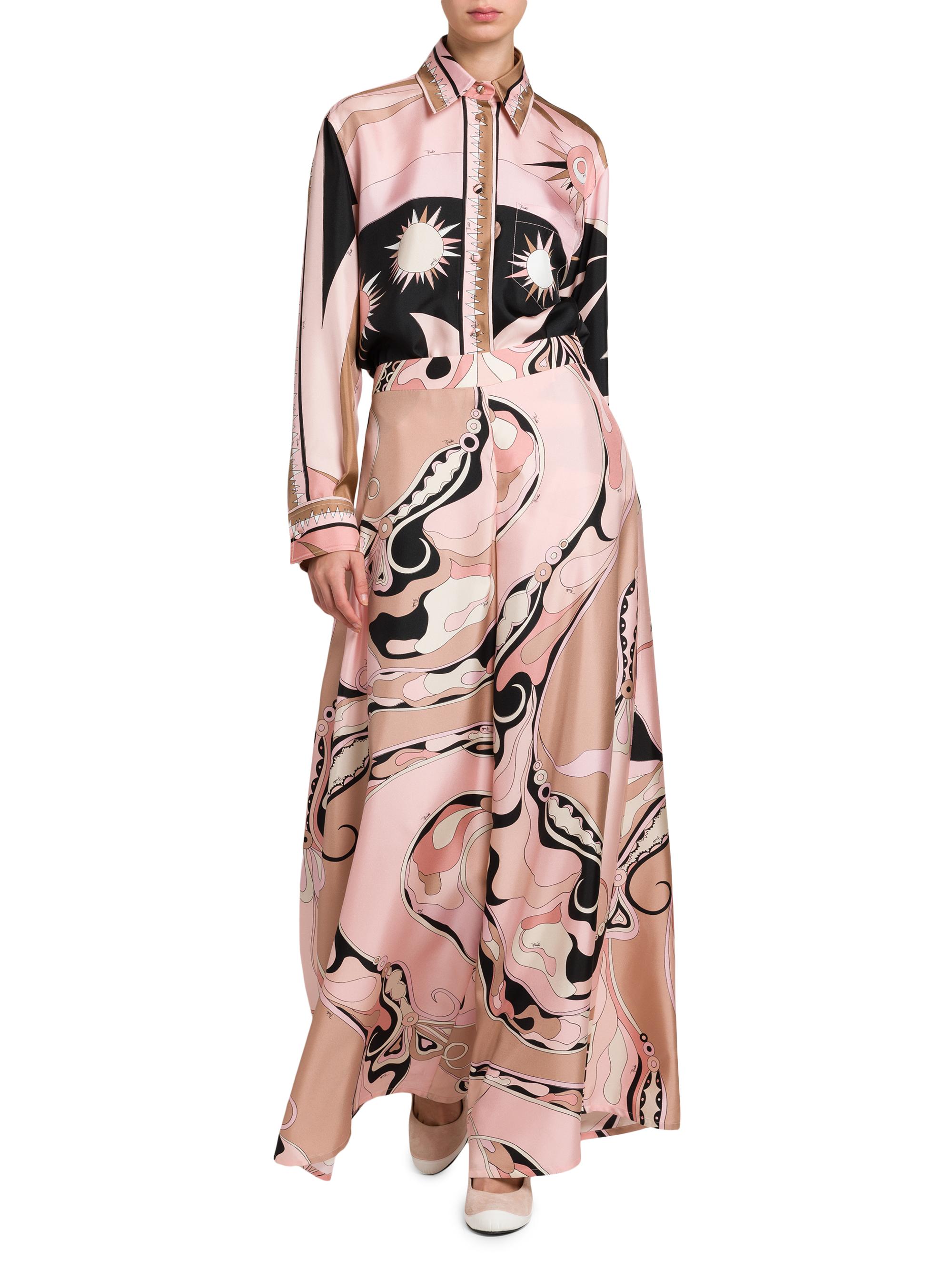 Pucci Printed Silk Twill Button-Front Shirt | Saks Fifth Avenue