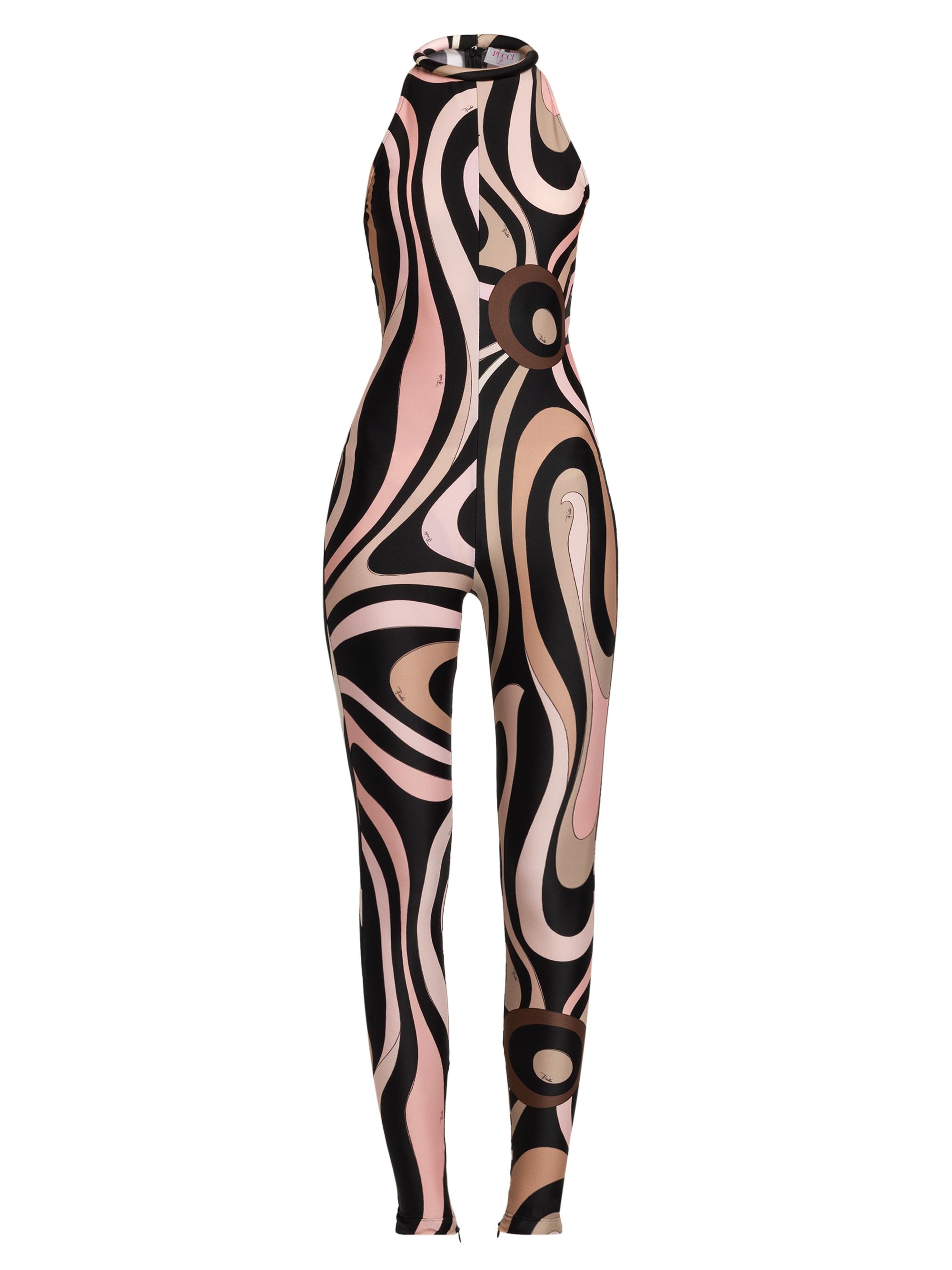 Pucci Women's Printed Sleeveless Bodysuit - Nero Natural