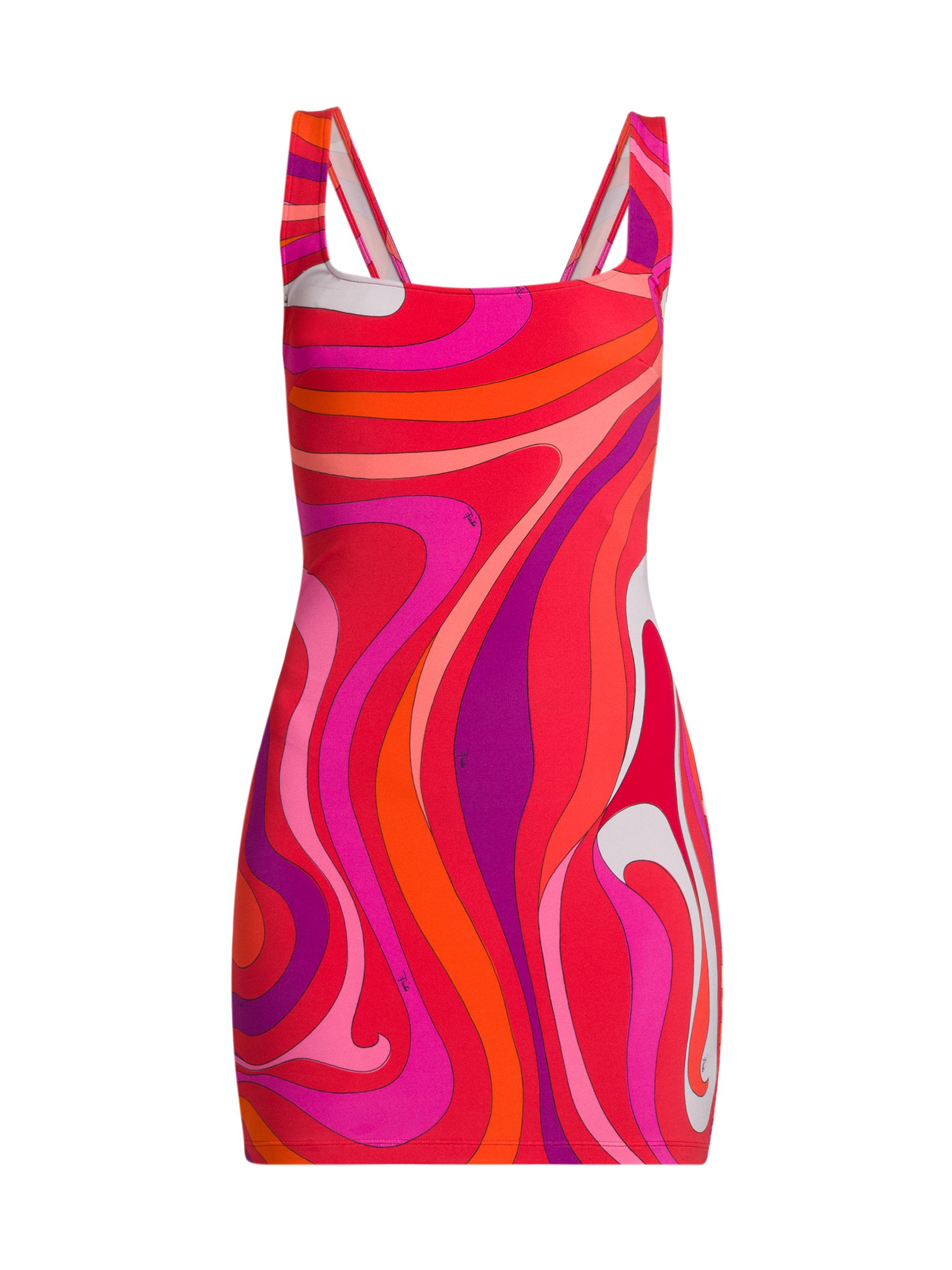 Pucci Women's Printed Jersey Minidress - Corallo Fuxia