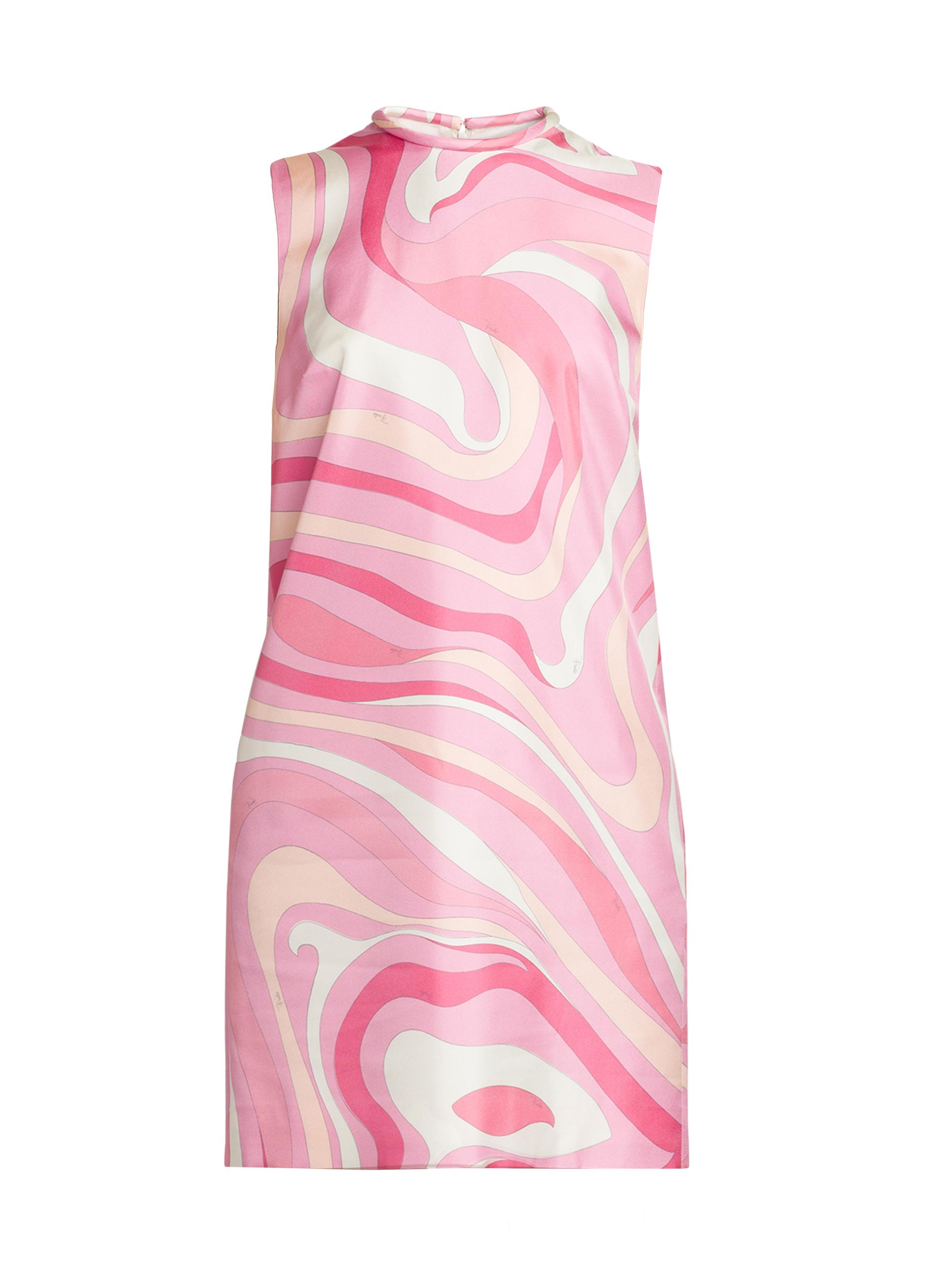 Pucci Women's Printed Silk Twill Minidress - Rosa