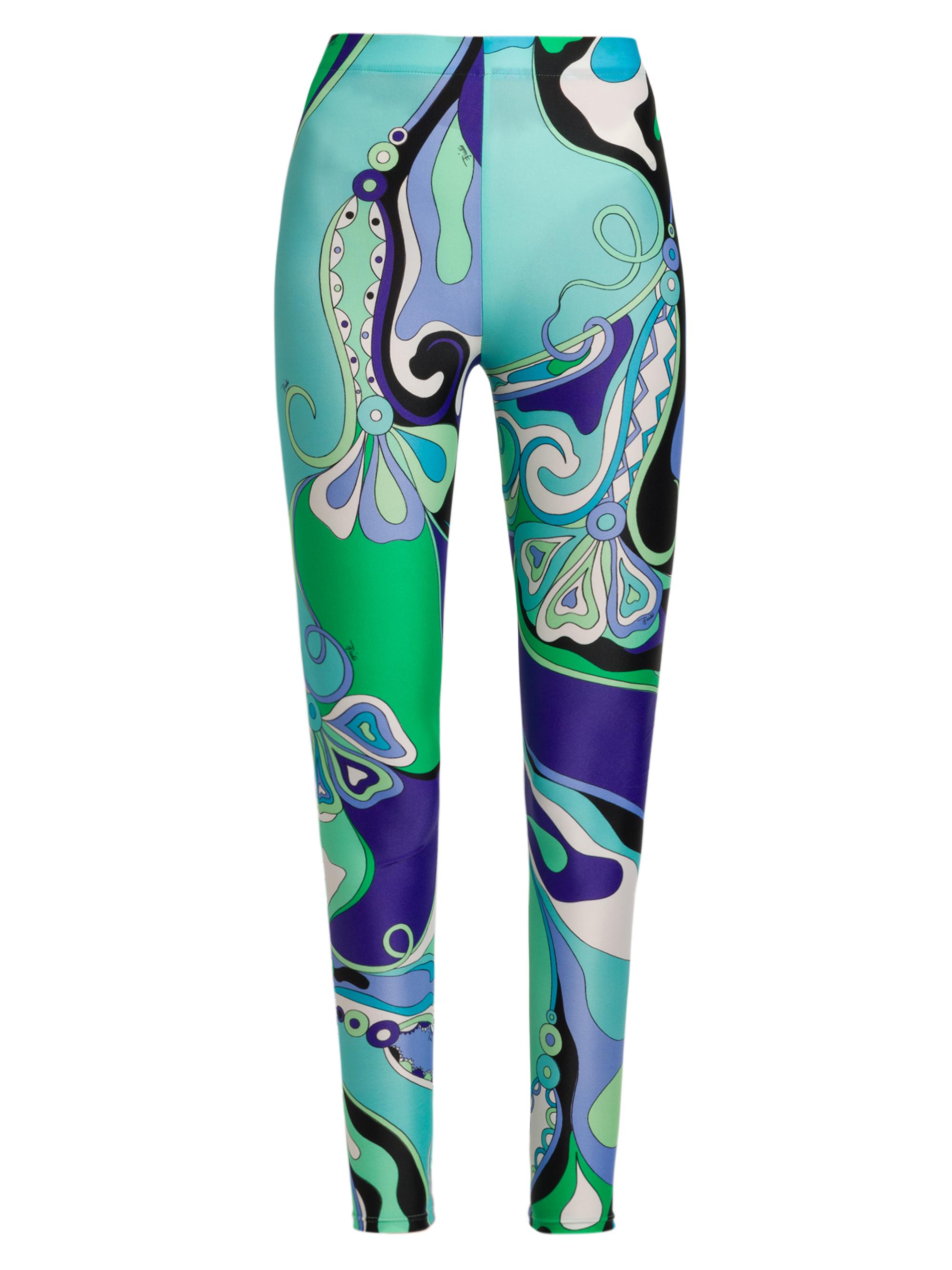 Pucci Women's Printed Leggings - Verde Lilla
